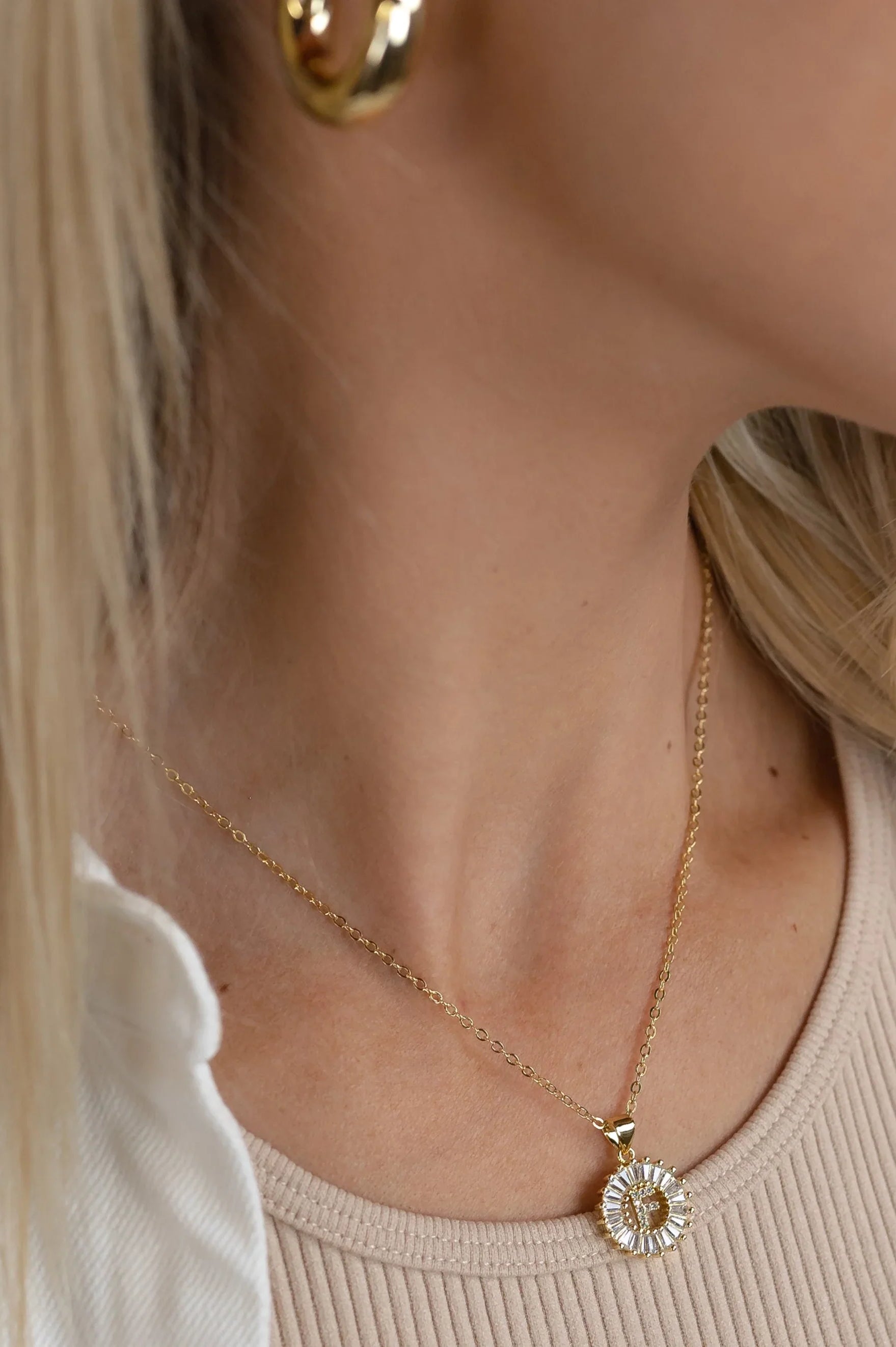 PREORDER: Mini Radiant Initial Necklace-Womens-Stay Foxy Boutique, Florissant, Missouri