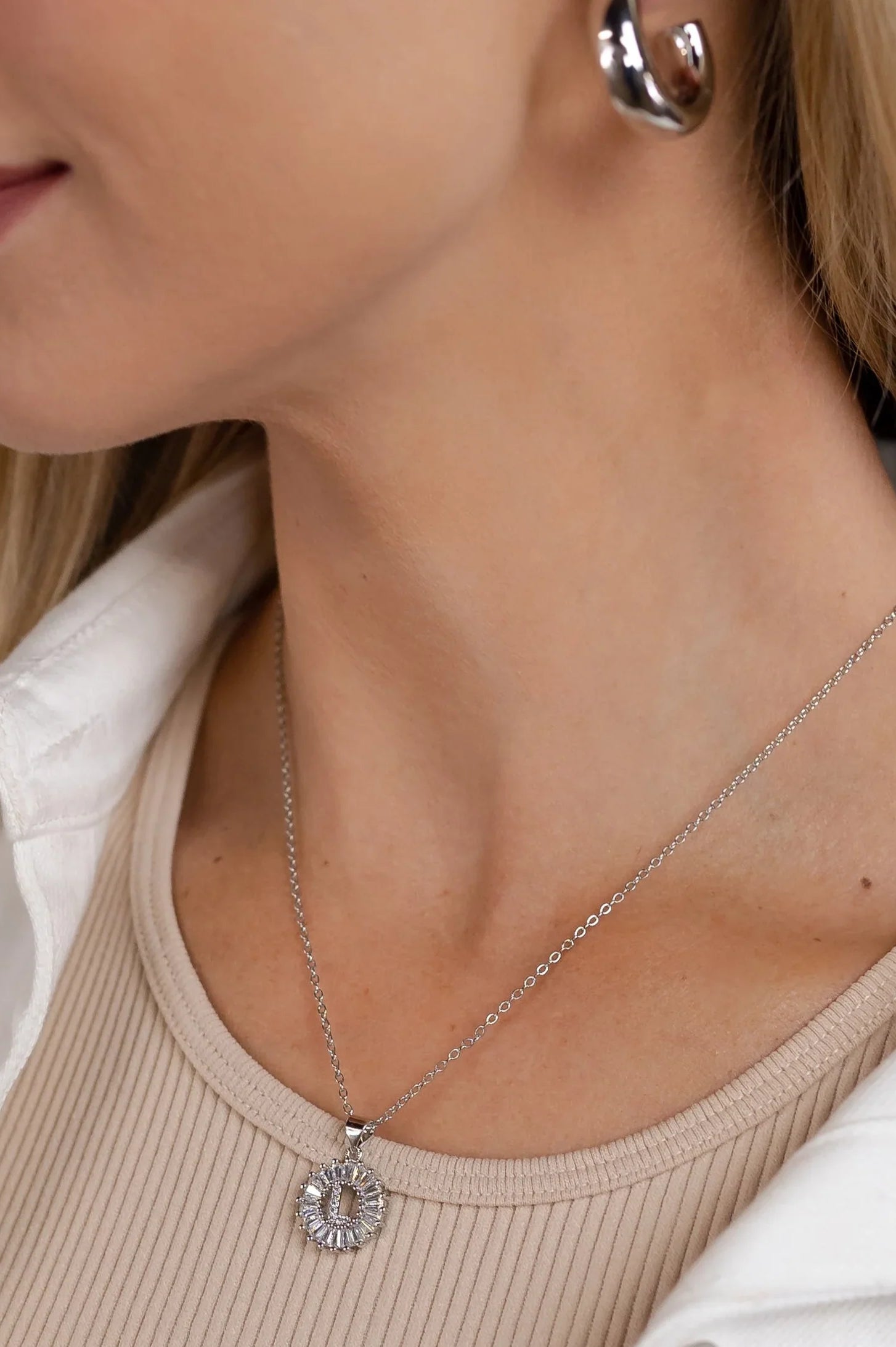 PREORDER: Mini Radiant Initial Necklace-Womens-Stay Foxy Boutique, Florissant, Missouri