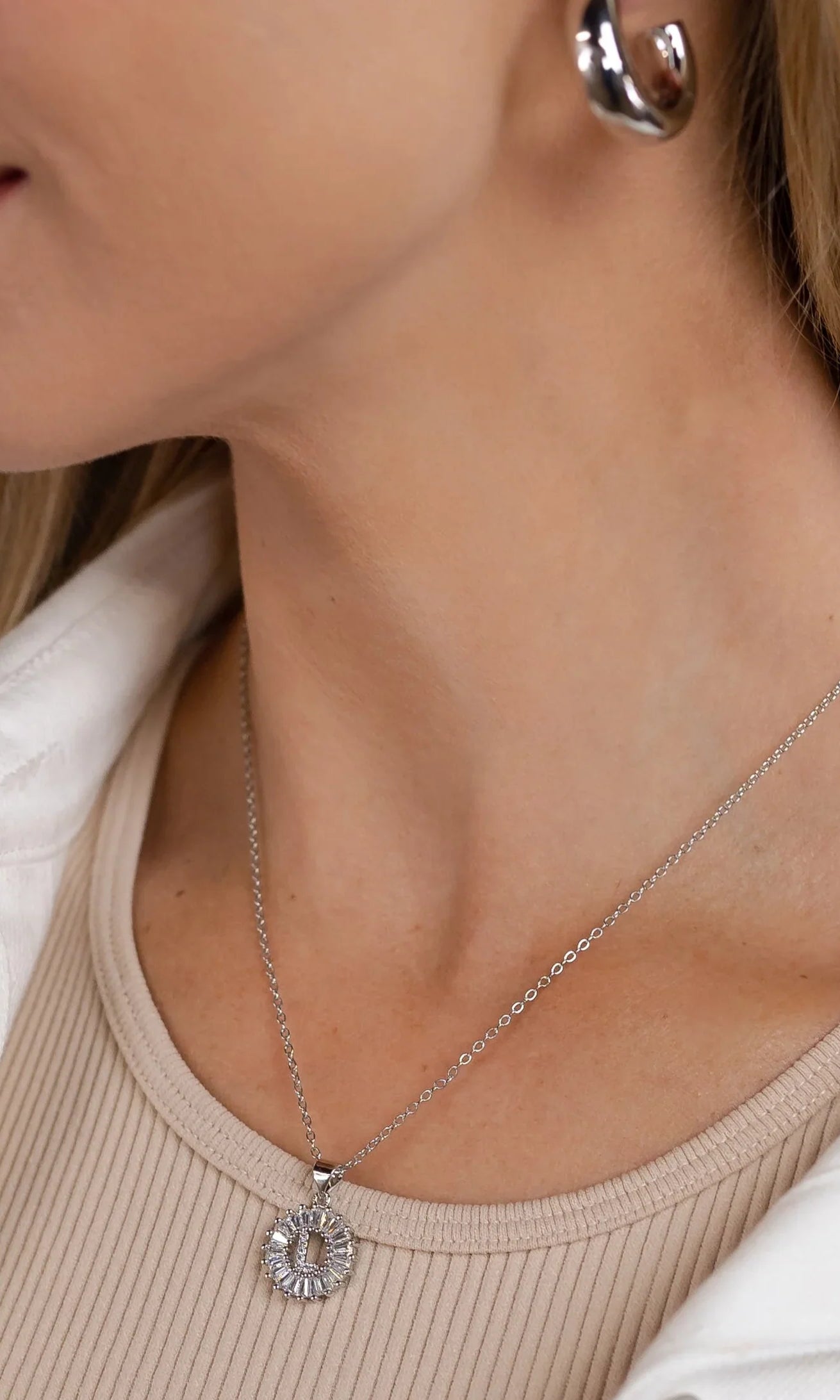 PREORDER: Mini Radiant Initial Necklace-Womens-Stay Foxy Boutique, Florissant, Missouri