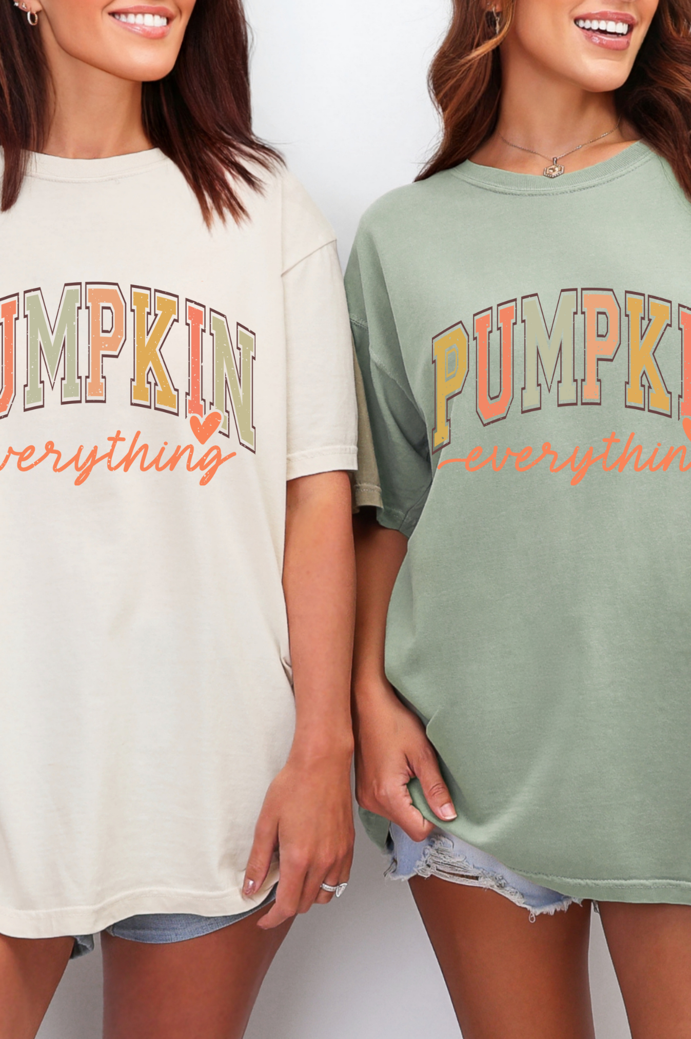 Pumpkin Everything Graphic Tee in Two Colors-Womens-Stay Foxy Boutique, Florissant, Missouri
