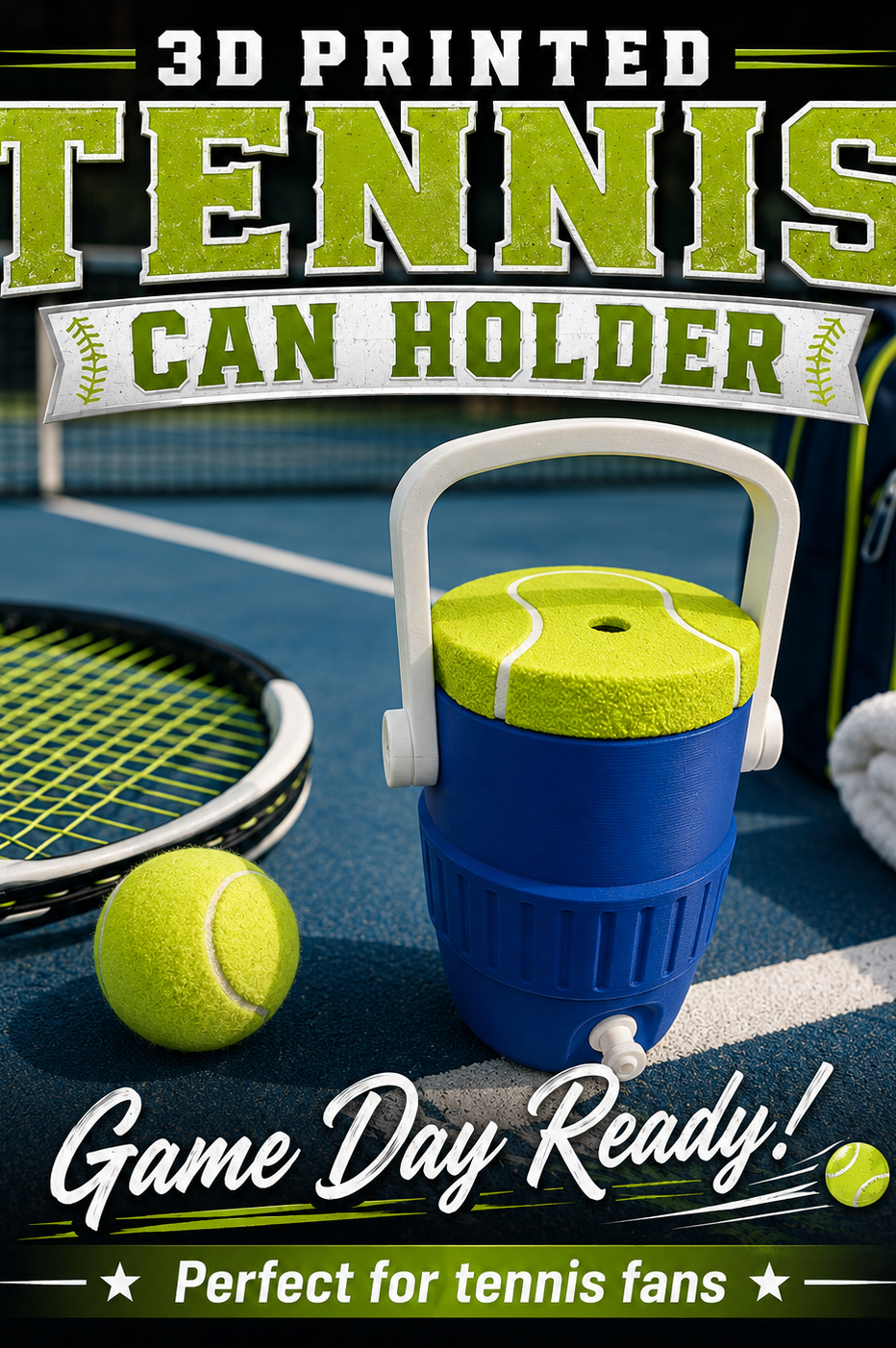 SPORTS THEMED-3D PRINTED CUSTOM 12 OUNCE CAN HOLDERS-Stay Foxy Boutique, Florissant, Missouri