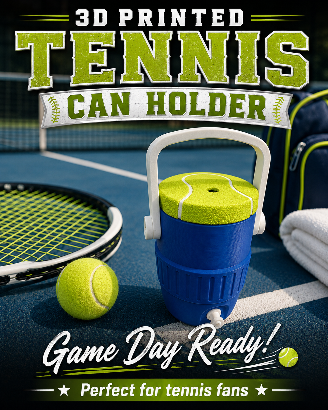 SPORTS THEMED-3D PRINTED CUSTOM 12 OUNCE CAN HOLDERS-Stay Foxy Boutique, Florissant, Missouri