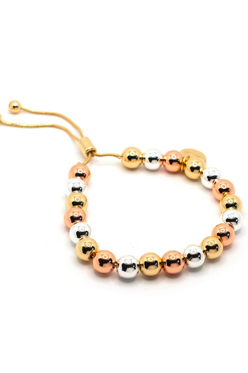 PREORDER: Tri Tone Adjustable Bracelets-Womens-Stay Foxy Boutique, Florissant, Missouri