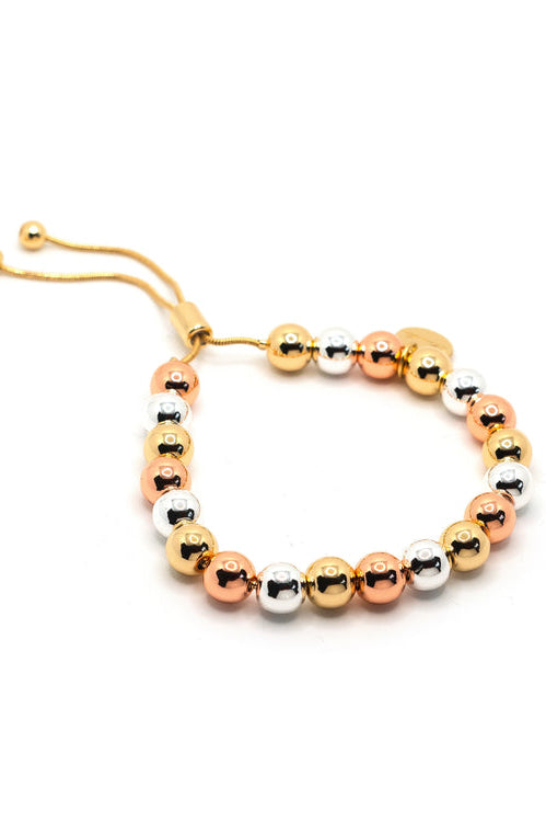 PREORDER: Tri Tone Adjustable Bracelets-Womens-Stay Foxy Boutique, Florissant, Missouri