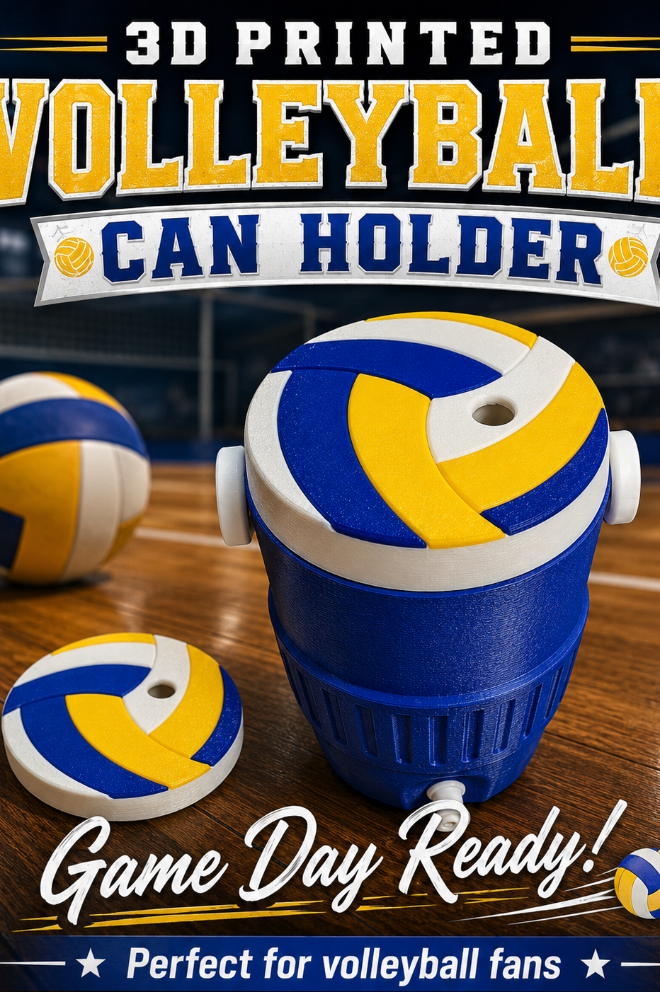 SPORTS THEMED-3D PRINTED CUSTOM 12 OUNCE CAN HOLDERS-Stay Foxy Boutique, Florissant, Missouri