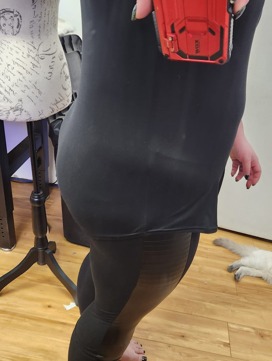 SOLID BLACK-V-NECK TUNIC-Shirt-Stay Foxy Boutique, Florissant, Missouri