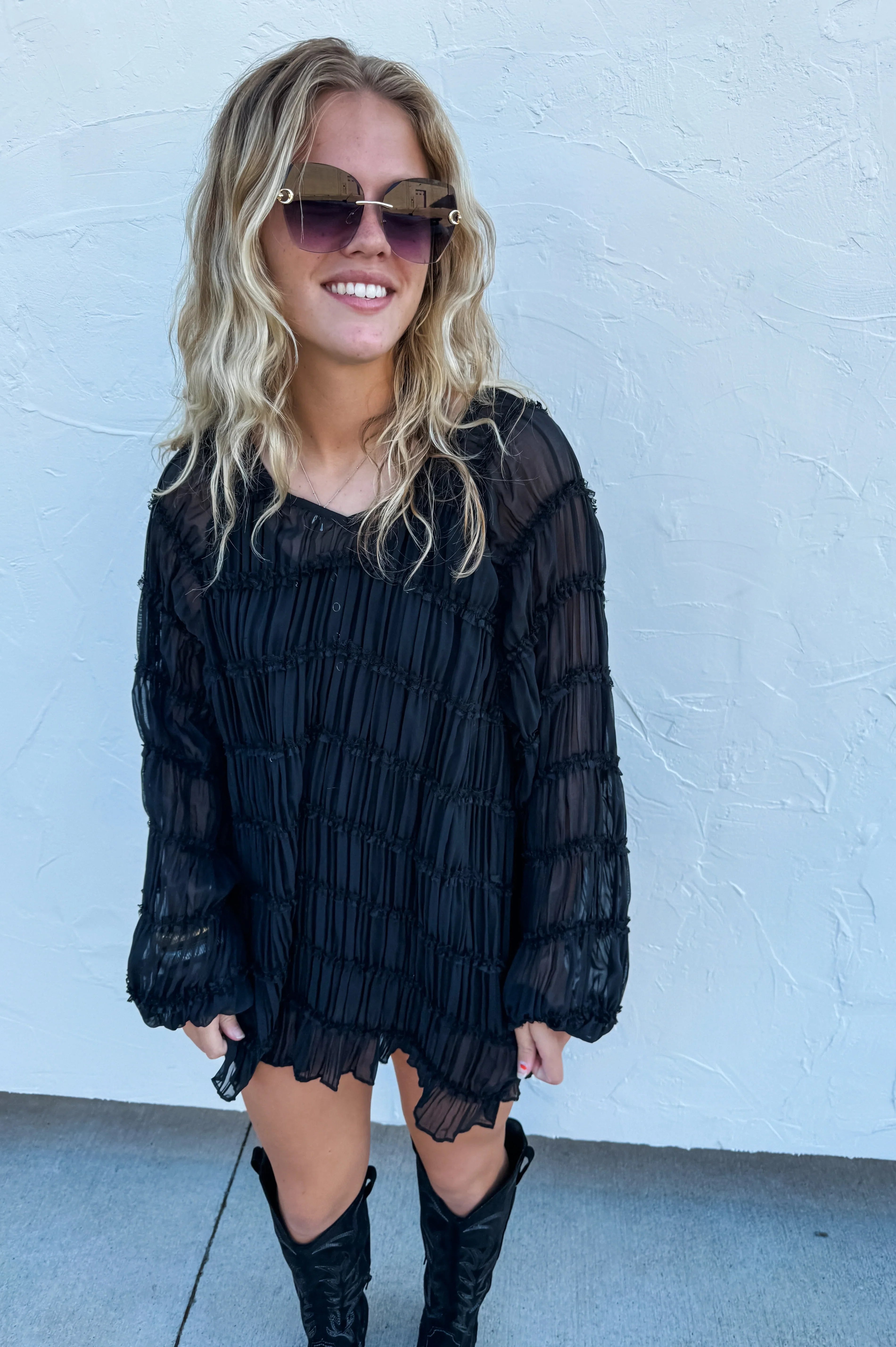 PREORDER: Amelia Top in Two Colors-Womens-Stay Foxy Boutique, Florissant, Missouri