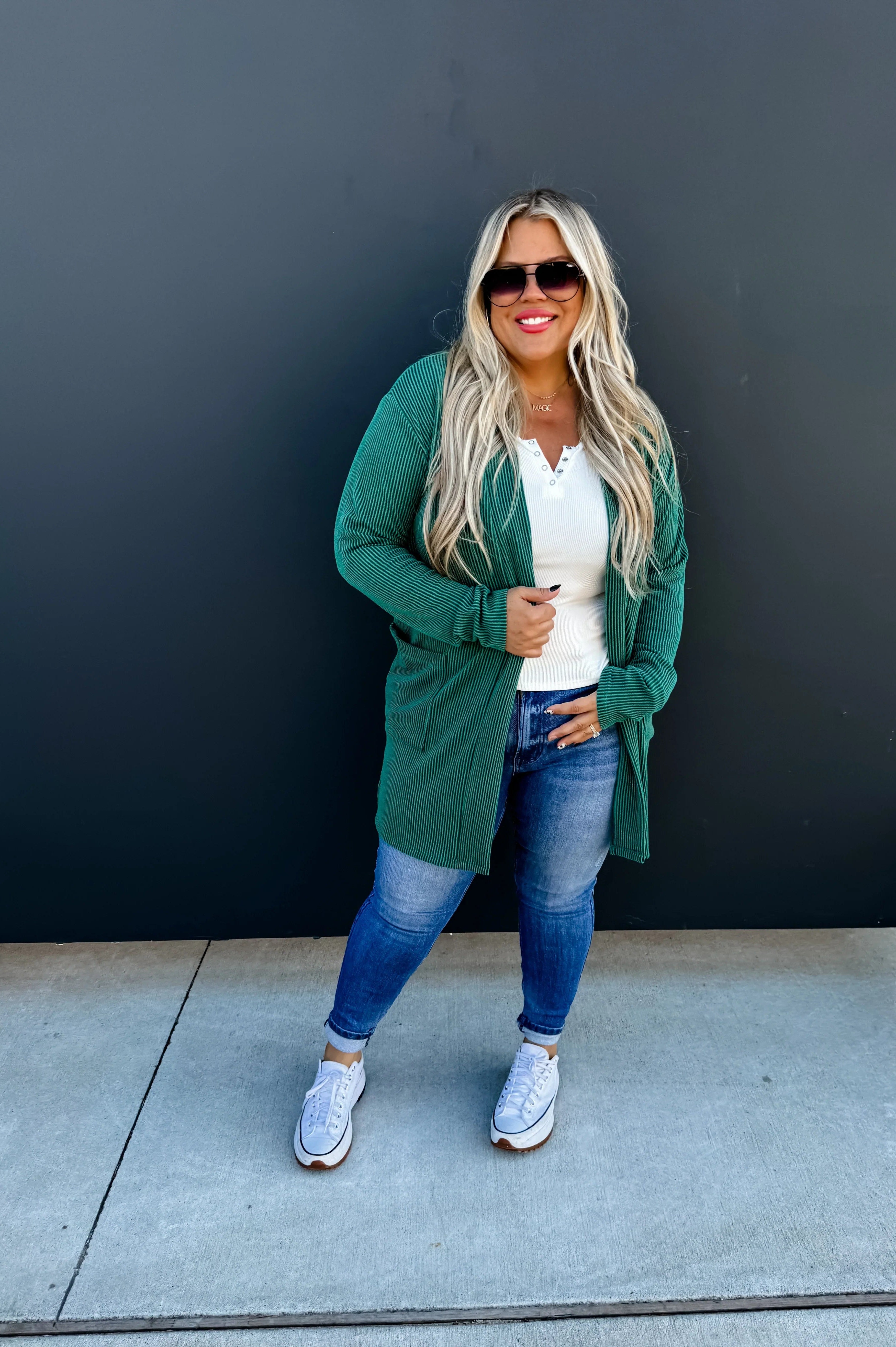 PREORDER: Winter Reese Ribbed Cardigan in Four Colors-Womens-Stay Foxy Boutique, Florissant, Missouri