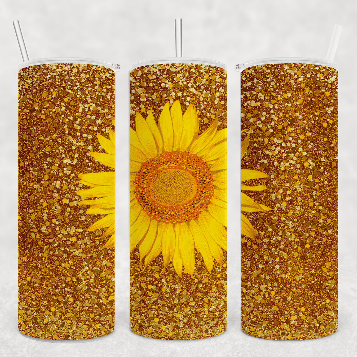 Sunflower Tumbler-Drinkware-Stay Foxy Boutique, Florissant, Missouri
