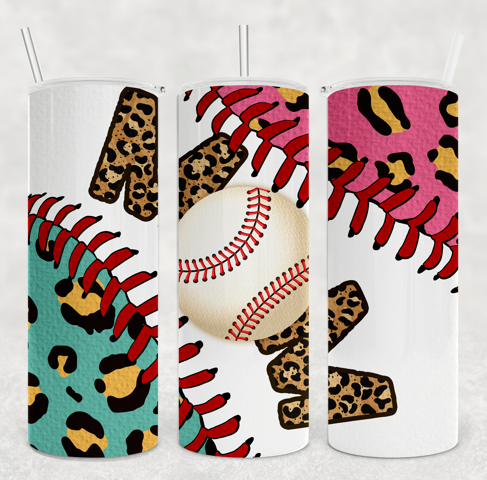 Baseball Fun Tumbler-Drinkware-Stay Foxy Boutique, Florissant, Missouri