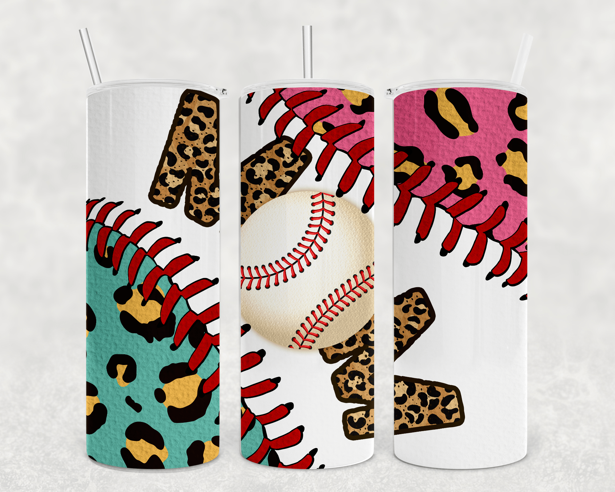 Baseball Fun Tumbler-Drinkware-Stay Foxy Boutique, Florissant, Missouri