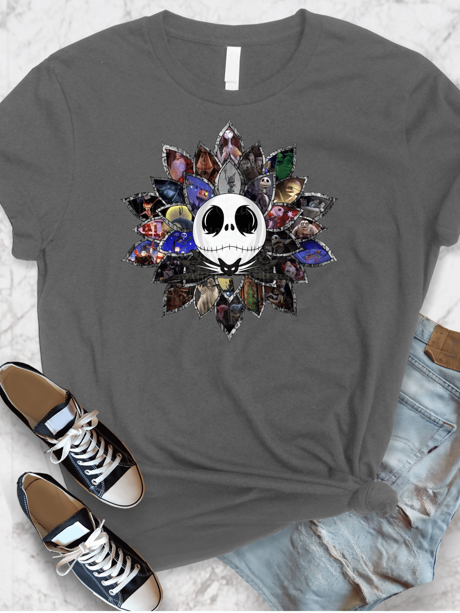 Many Faces Graphic T-Graphic T-Stay Foxy Boutique, Florissant, Missouri