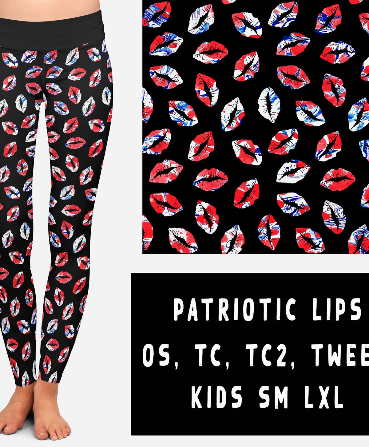BATCH 56-PATRIOTIC LIPS-Stay Foxy Boutique, Florissant, Missouri