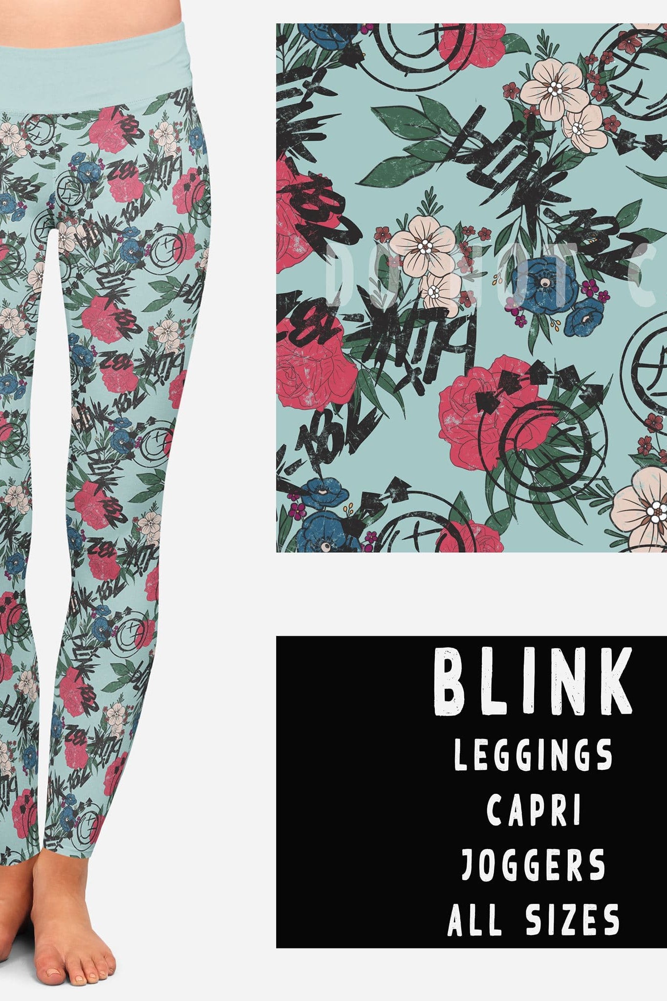 FLORAL BANDS RUN- BLINK-Stay Foxy Boutique, Florissant, Missouri