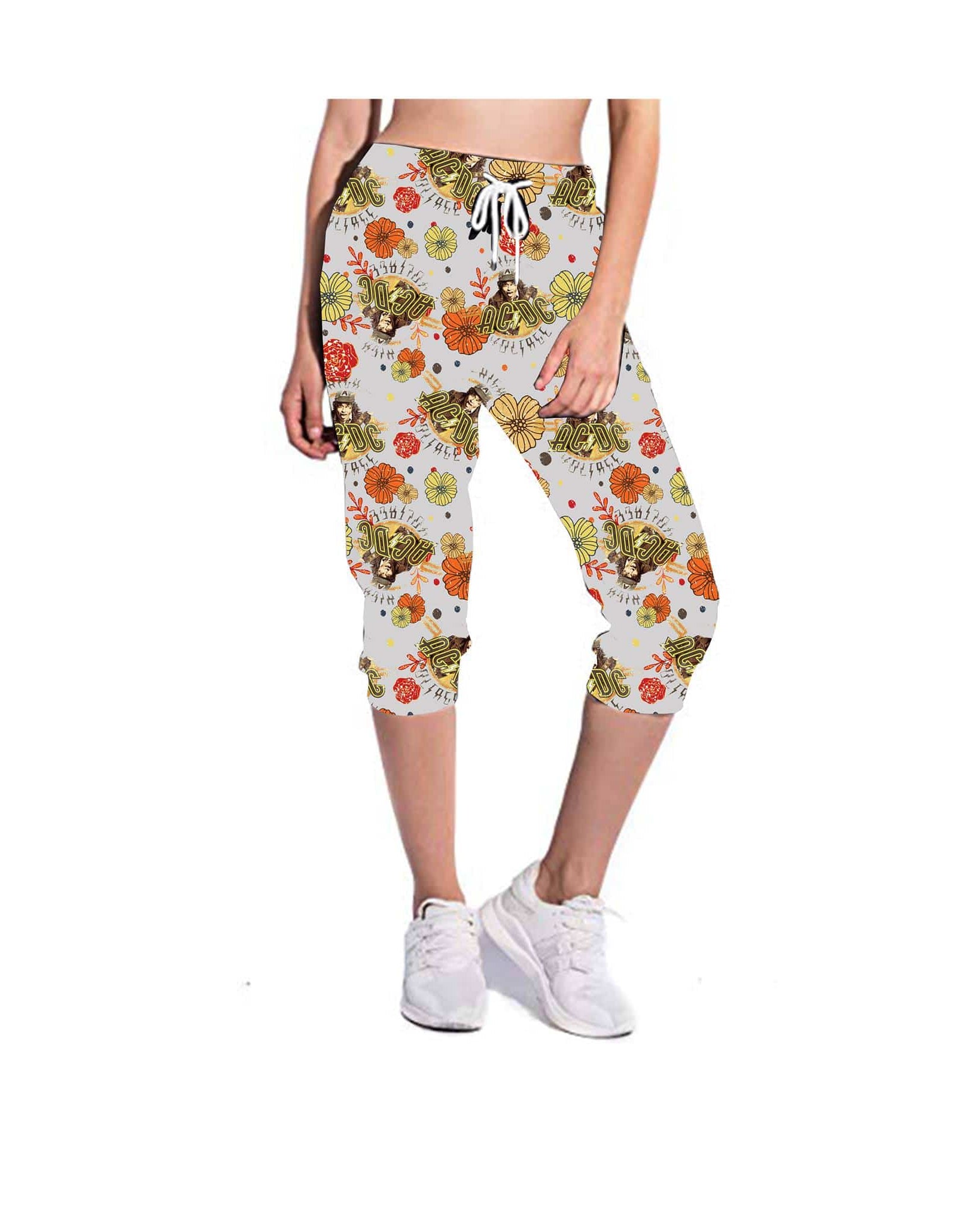 BAND RUN 2- HIGH VOLTAGE LEGGINGS/CAPRI/JOGGERS-Stay Foxy Boutique, Florissant, Missouri