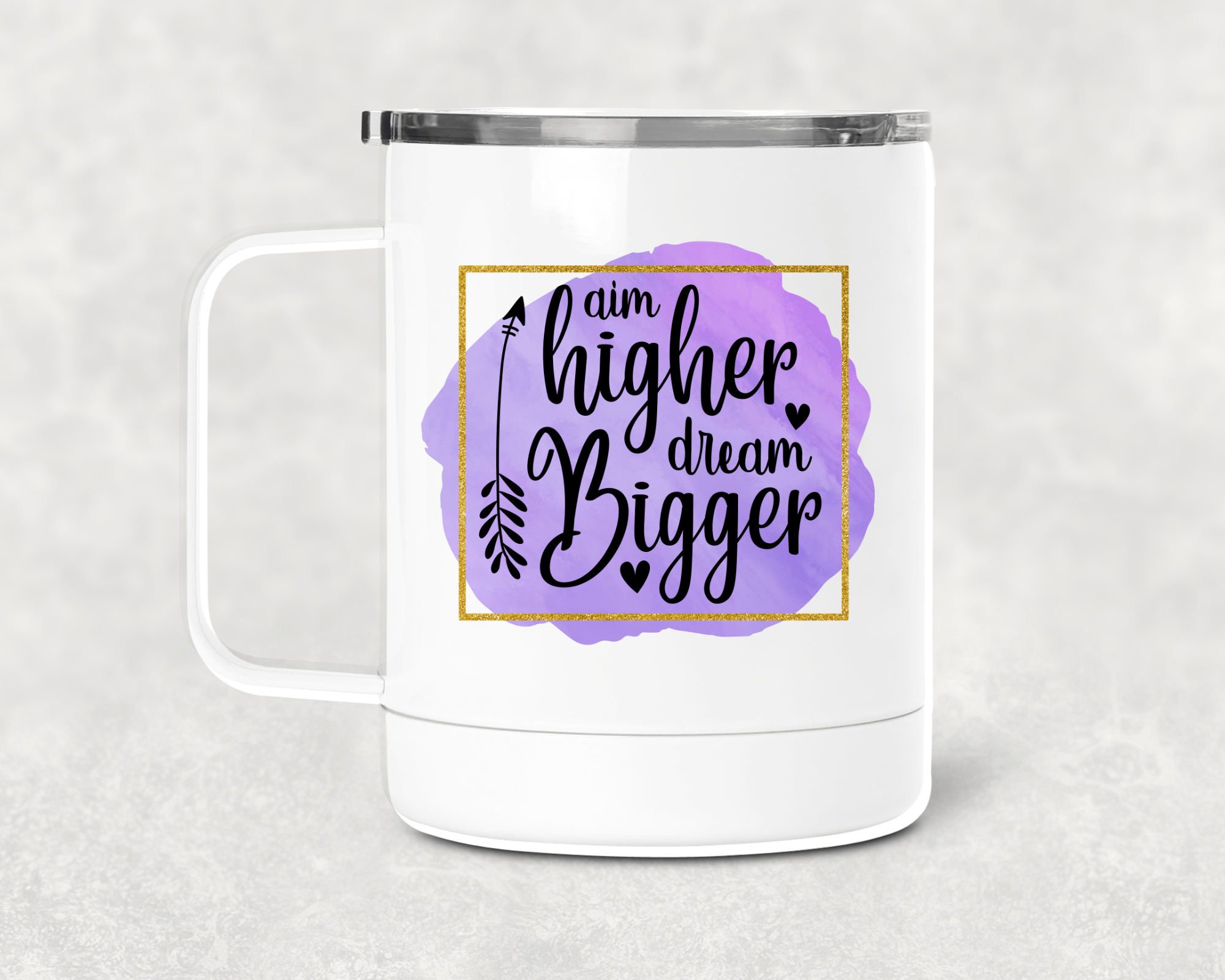 Aim Higher Mug /Wine Cup-Stay Foxy Boutique, Florissant, Missouri