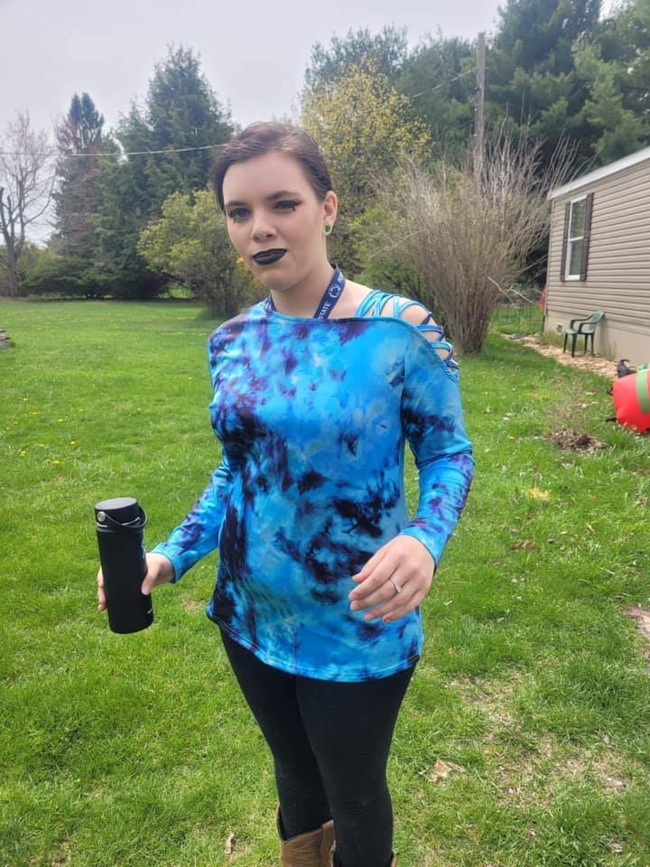 SLEEVELESS, Short Sleeve, Long Sleev3 TIE DYE TOPS-Stay Foxy Boutique, Florissant, Missouri