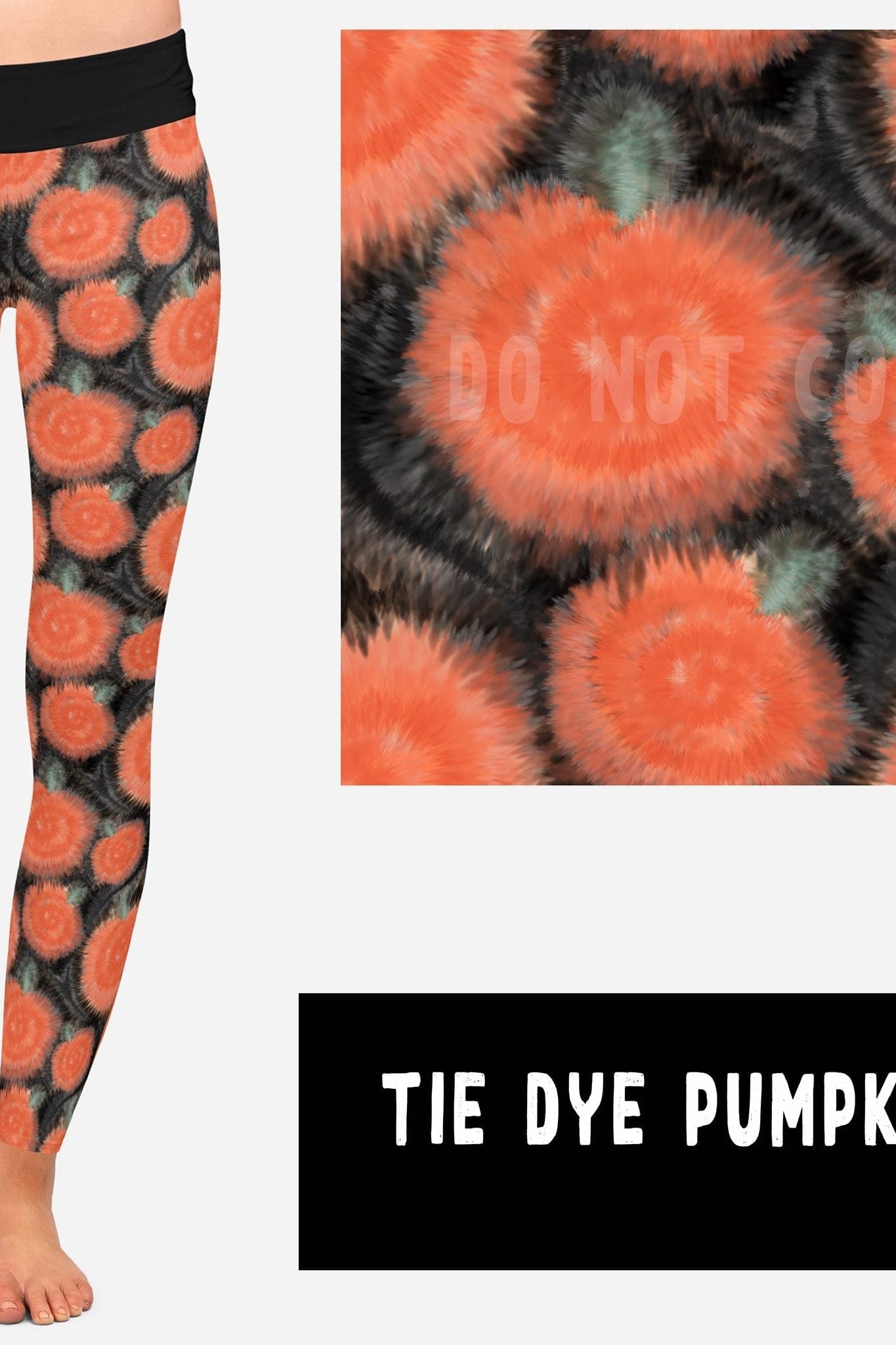 HIPPIE HALLOWEEN-TIE DYE PUMPKINS JOGGERS-Stay Foxy Boutique, Florissant, Missouri