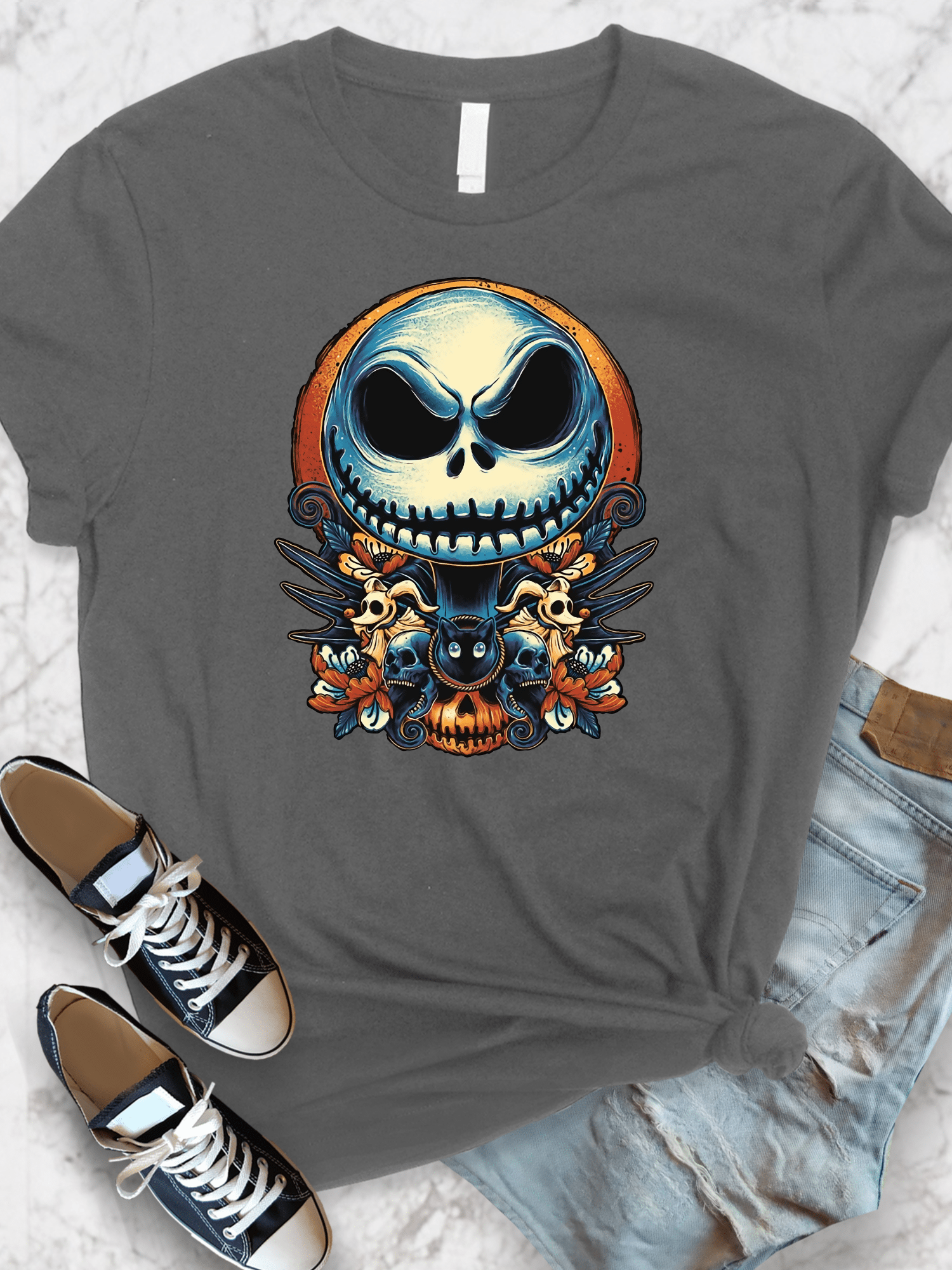 Stacked Pumpkin Graphic T-Graphic T-Stay Foxy Boutique, Florissant, Missouri