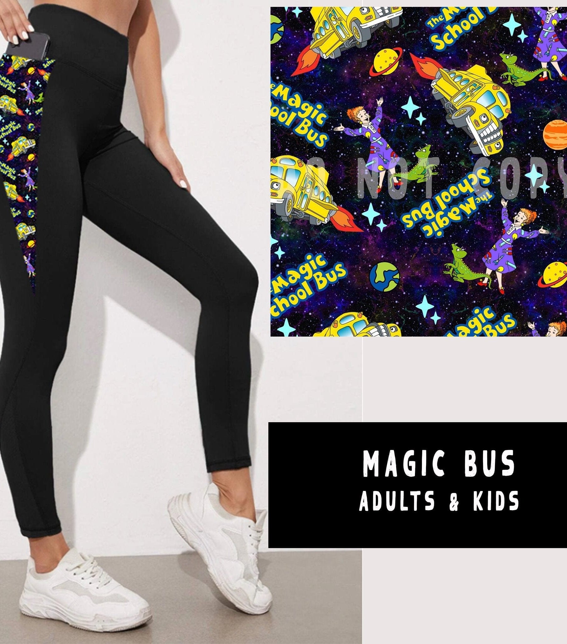 OUTFIT RUN 5-MAGIC BUS LEGGINGS/CAPRI/JOGGERS-Stay Foxy Boutique, Florissant, Missouri