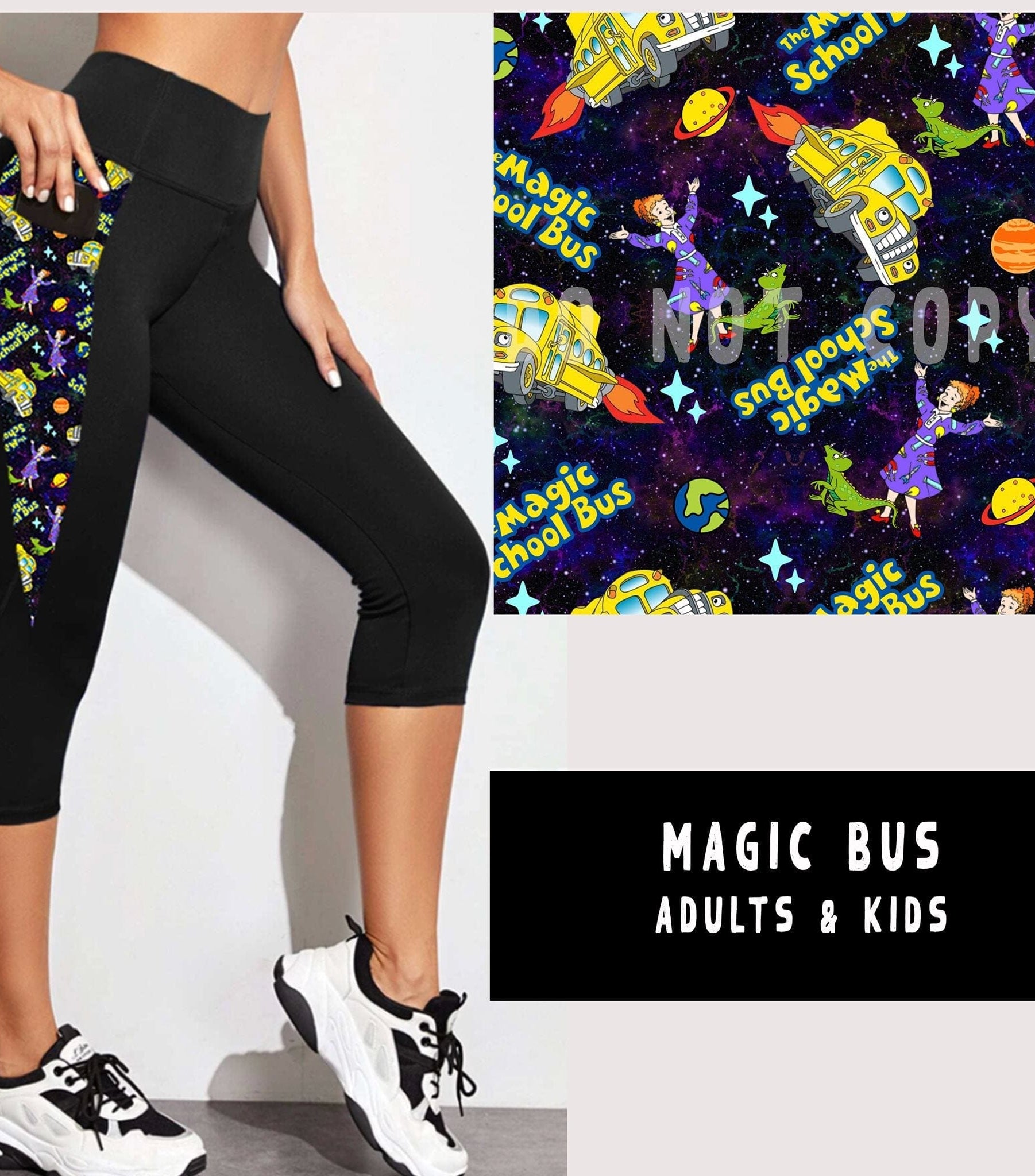 OUTFIT RUN 5-MAGIC BUS LEGGINGS/CAPRI/JOGGERS-Stay Foxy Boutique, Florissant, Missouri