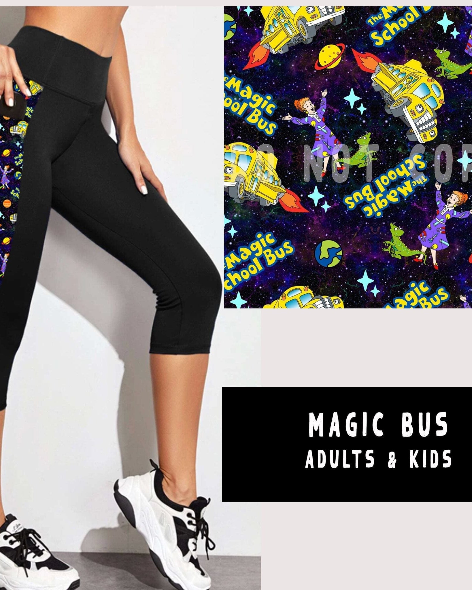 OUTFIT RUN 5-MAGIC BUS LEGGINGS/CAPRI/JOGGERS-Stay Foxy Boutique, Florissant, Missouri