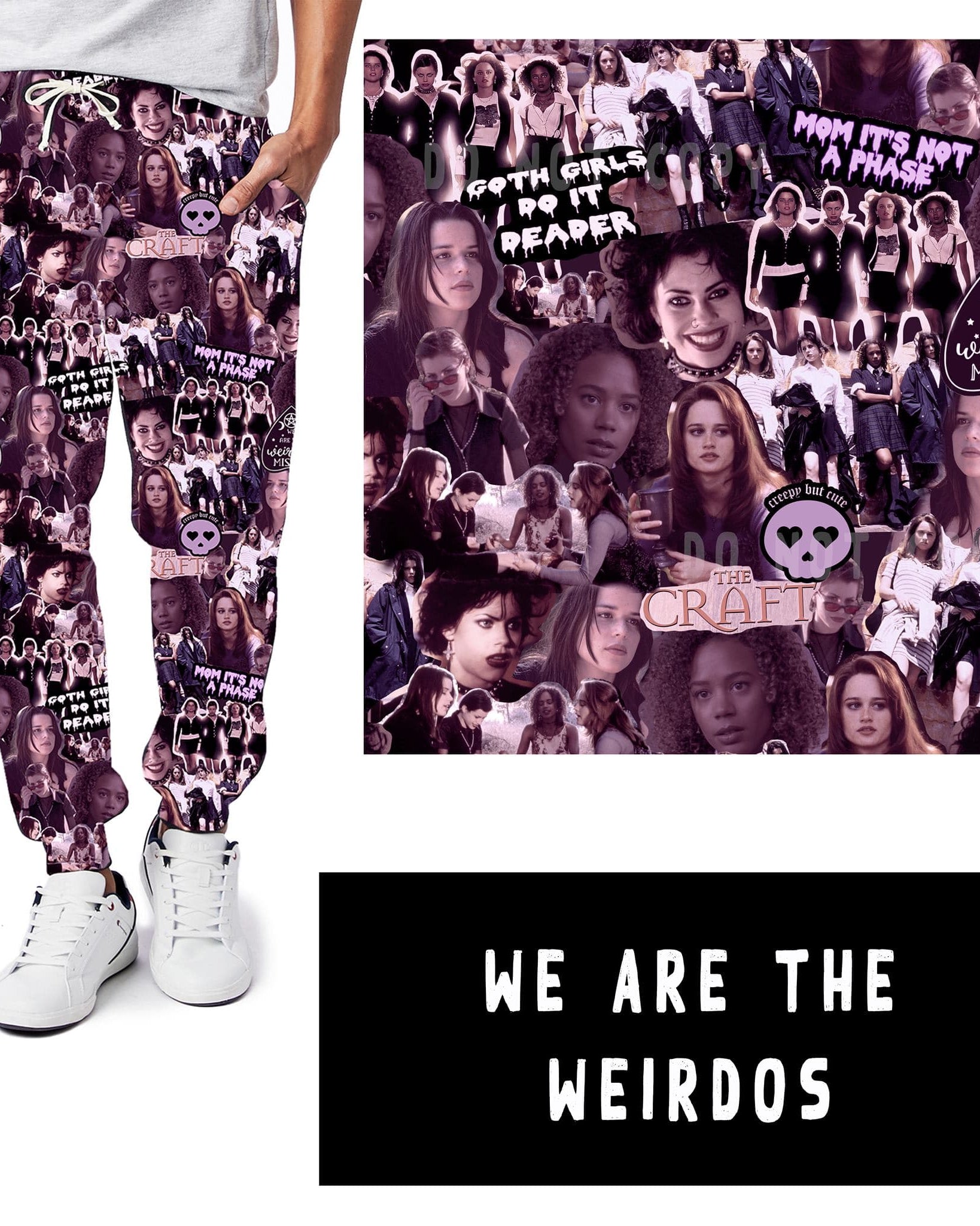 NOSTALGIC WEIRDOS RUN-WE ARE THE WEIRDOS LEGGINGS/JOGGERS-Stay Foxy Boutique, Florissant, Missouri