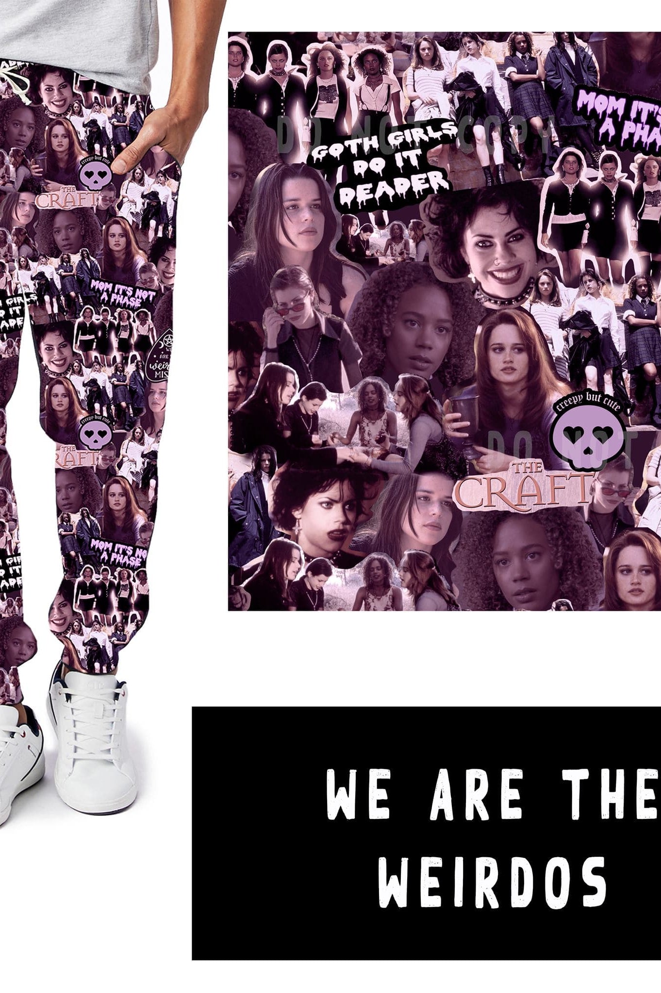 NOSTALGIC WEIRDOS RUN-WE ARE THE WEIRDOS LEGGINGS/JOGGERS-Stay Foxy Boutique, Florissant, Missouri