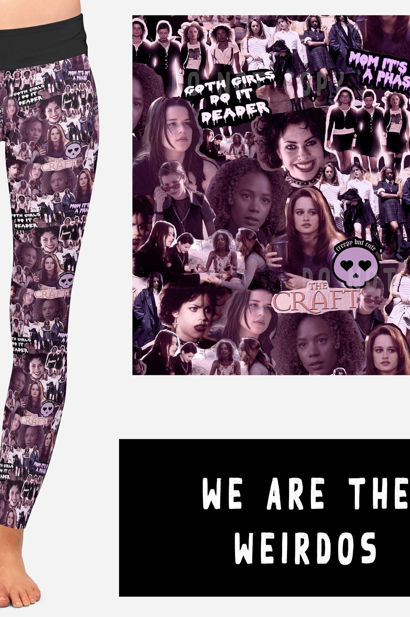 NOSTALGIC WEIRDOS RUN-WE ARE THE WEIRDOS LEGGINGS/JOGGERS-Stay Foxy Boutique, Florissant, Missouri