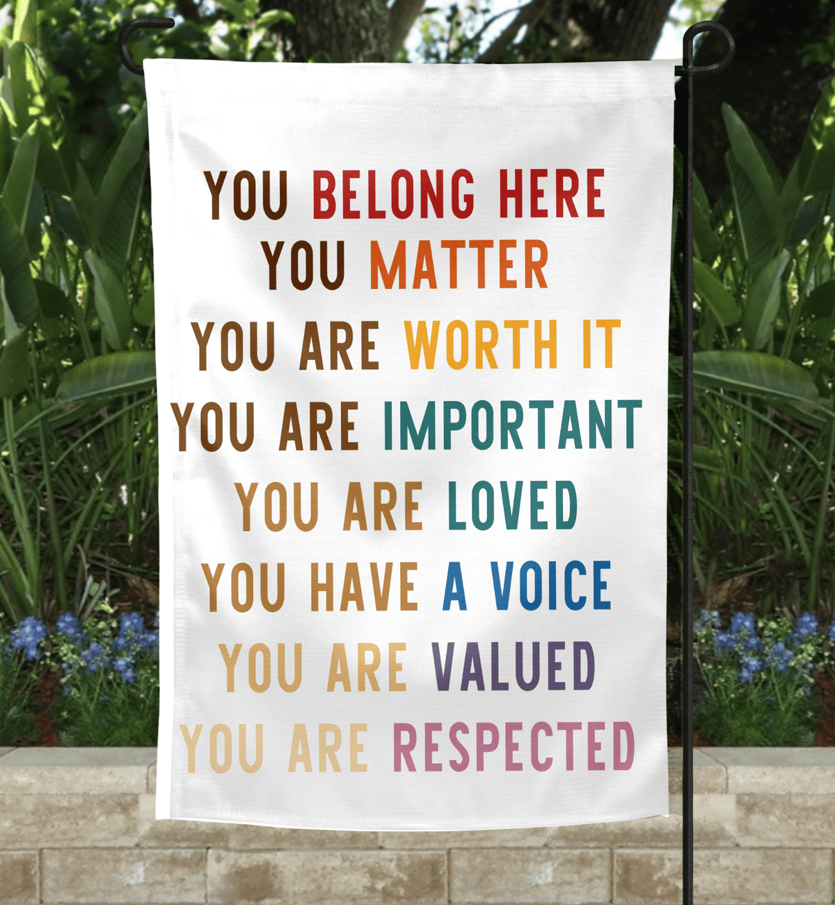 You Matter Garden Flag-Stay Foxy Boutique, Florissant, Missouri