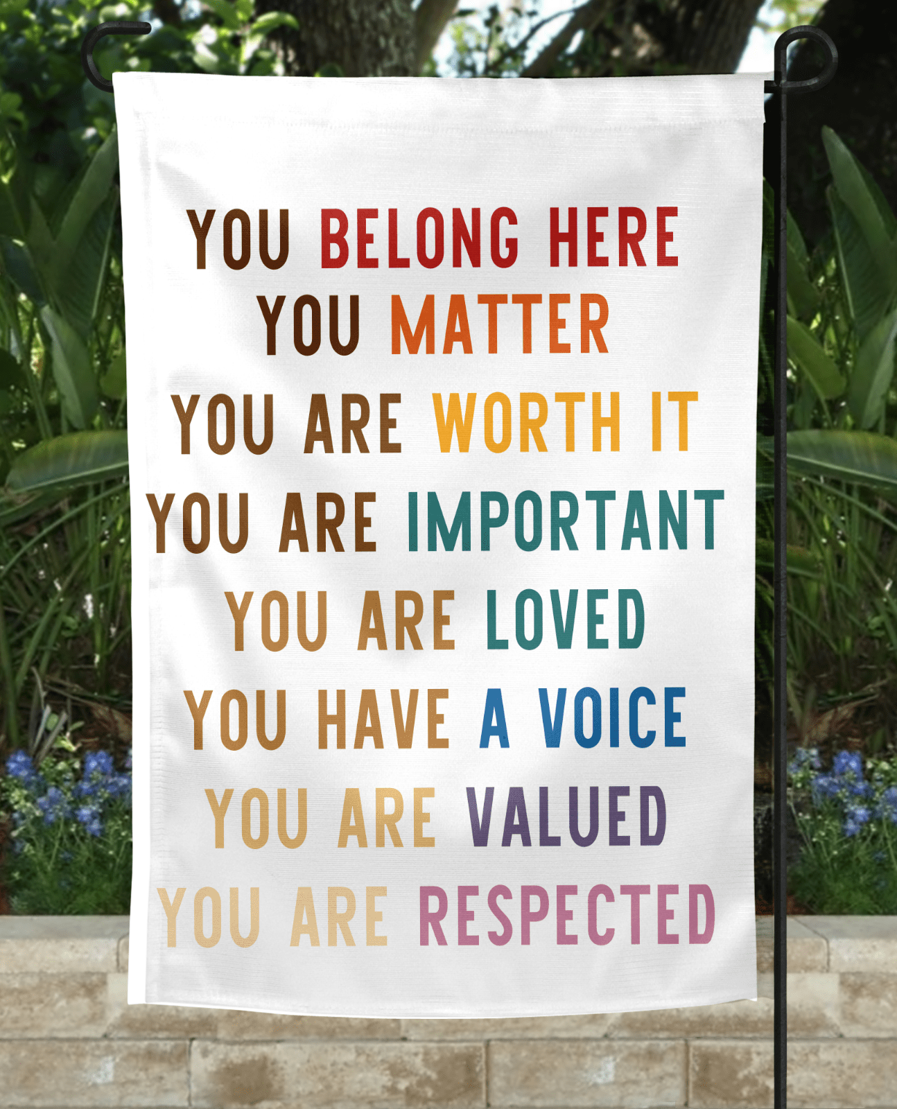 You Matter Garden Flag-Stay Foxy Boutique, Florissant, Missouri