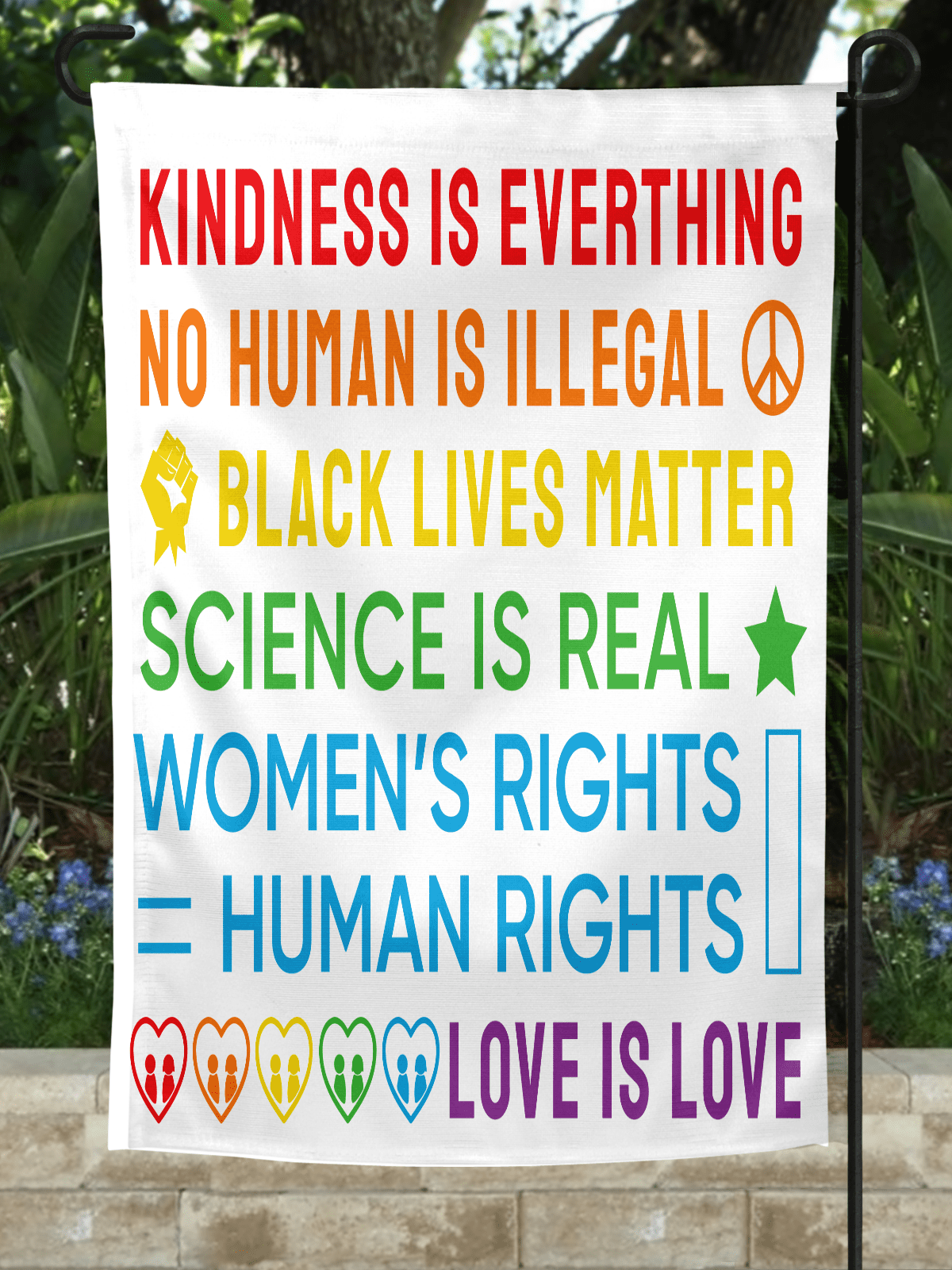 We Believe Garden Flag-Stay Foxy Boutique, Florissant, Missouri