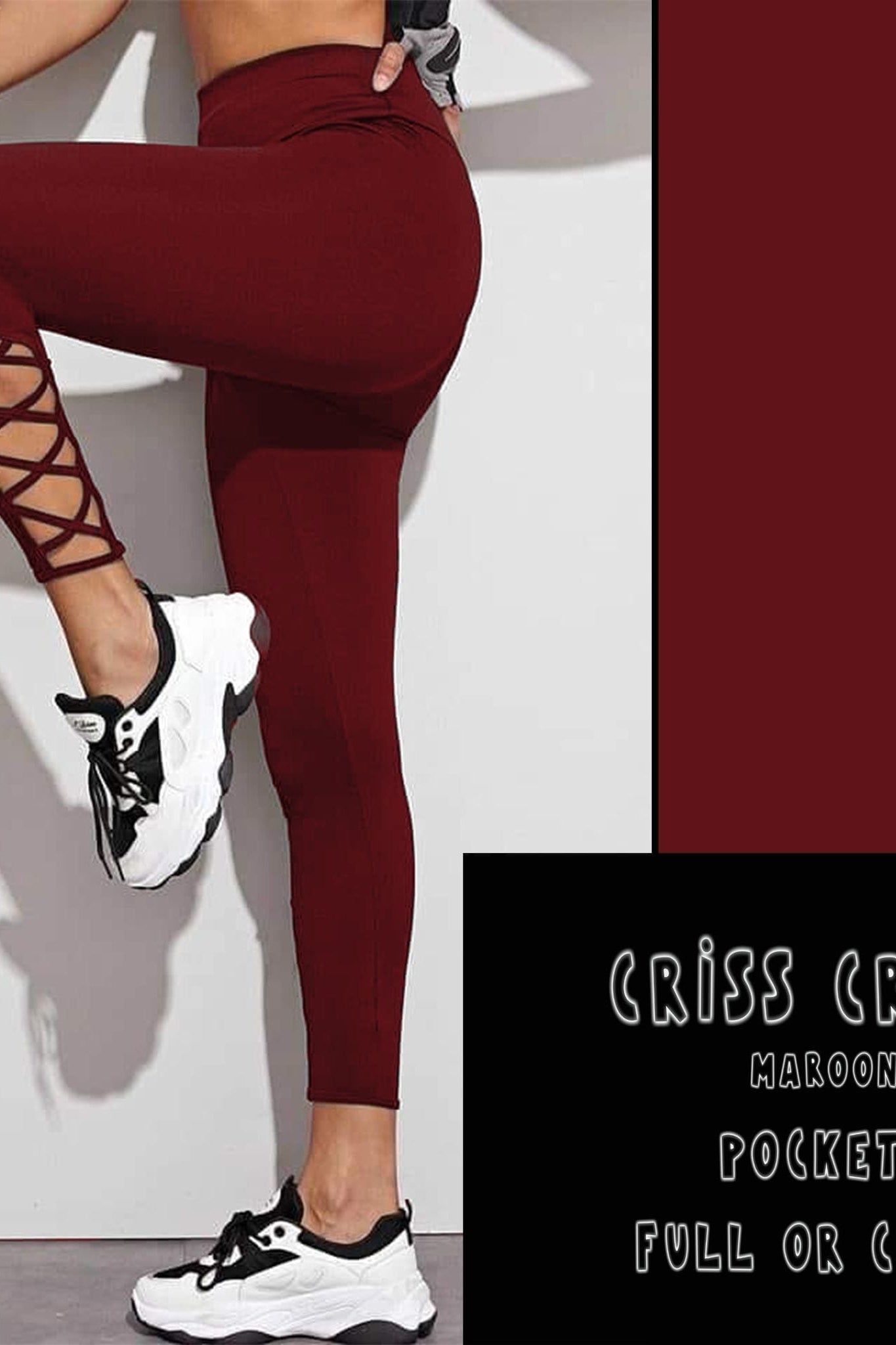 CRISS CROS RUN- MAROON-Stay Foxy Boutique, Florissant, Missouri