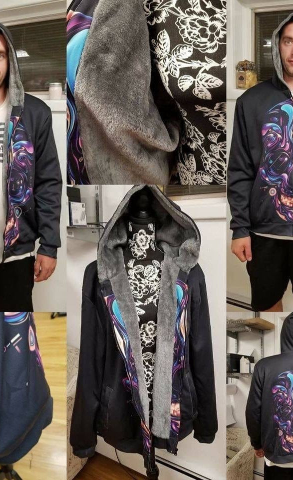 FLEECE JACKET RUN 22- DADDY'S LITTLE MONSTER-Stay Foxy Boutique, Florissant, Missouri