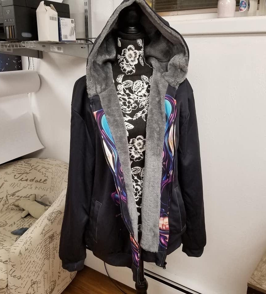 FLEECE JACKET RUN 22- DADDY'S LITTLE MONSTER-Stay Foxy Boutique, Florissant, Missouri