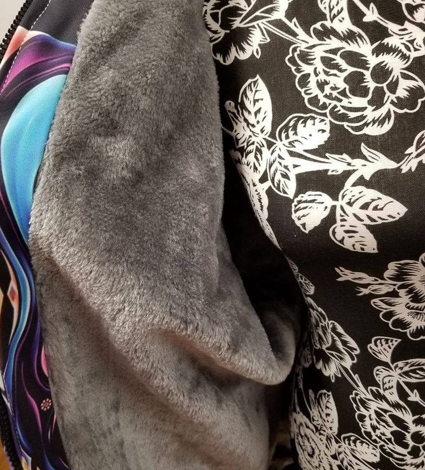 FLEECE JACKET RUN 22- DADDY'S LITTLE MONSTER-Stay Foxy Boutique, Florissant, Missouri