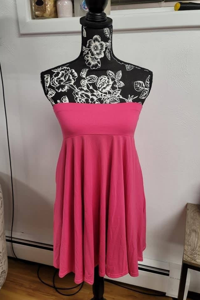 SWING SKIRT RUN- FLORAL FLAMINGO-Stay Foxy Boutique, Florissant, Missouri