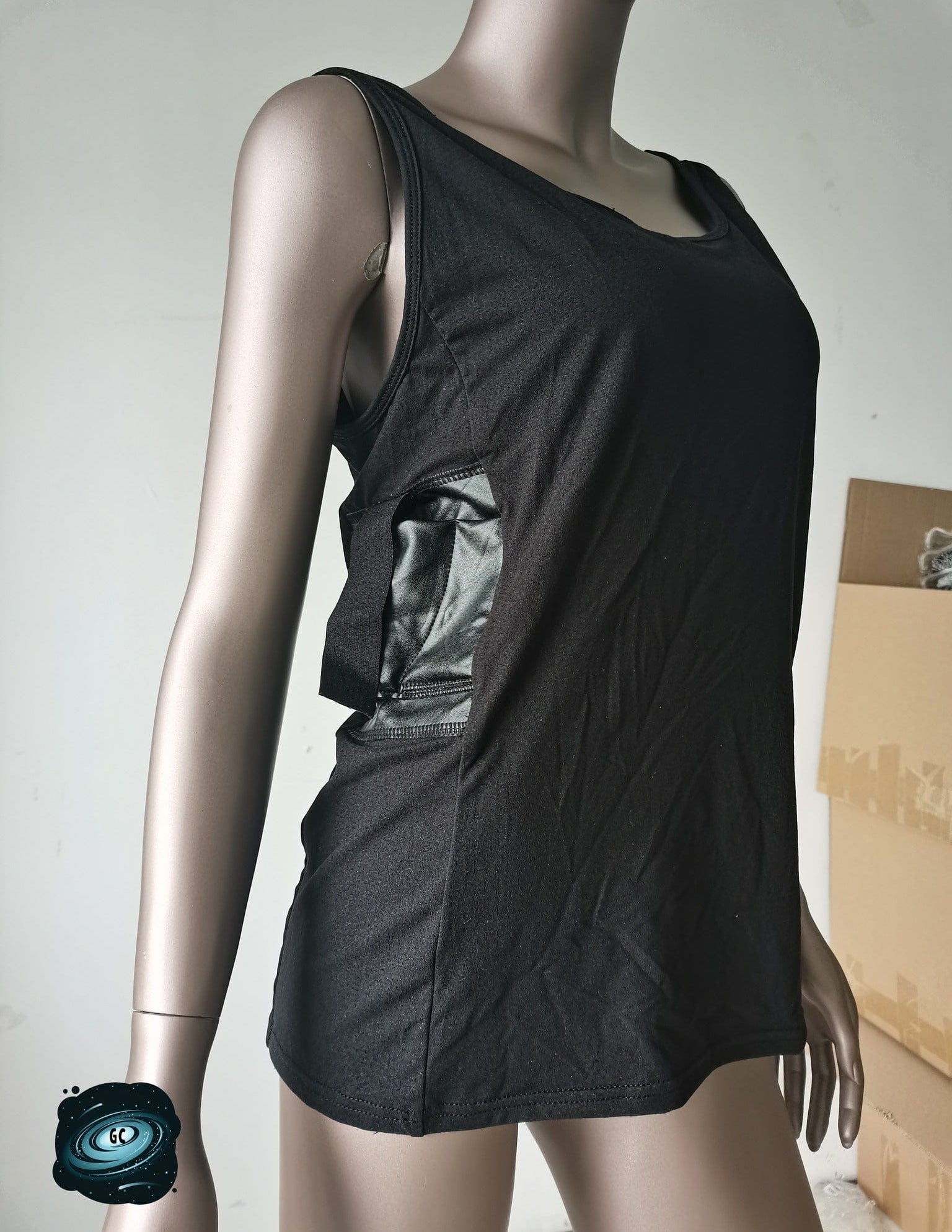 CONCEAL CARRY RUN- SOLID BLACK TANK-Stay Foxy Boutique, Florissant, Missouri