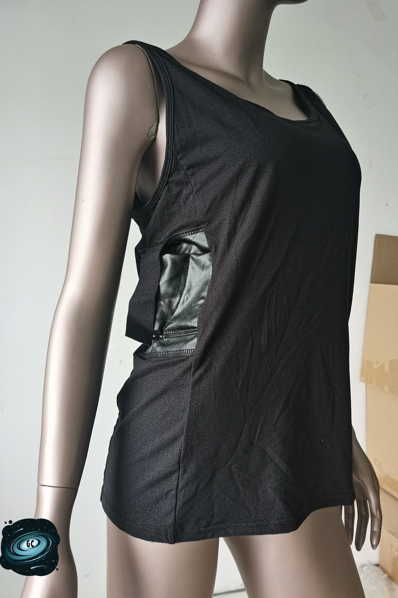 CONCEAL CARRY RUN- SOLID BLACK TANK-Stay Foxy Boutique, Florissant, Missouri