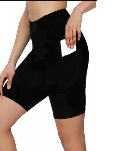POCKET BIKER SHORTS-CHARCOAL GREY-Stay Foxy Boutique, Florissant, Missouri