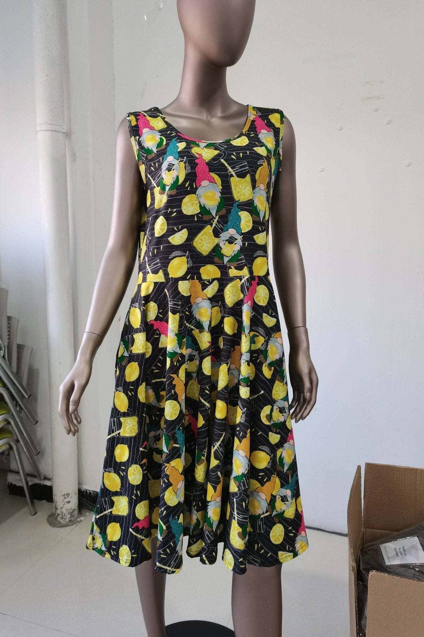 RITA POCKET SWING DRESS- BLACK RED PLAID-Stay Foxy Boutique, Florissant, Missouri