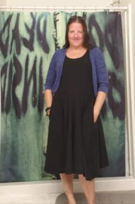 RITA SWING DRESS RUN-SOLID BLACK-Stay Foxy Boutique, Florissant, Missouri