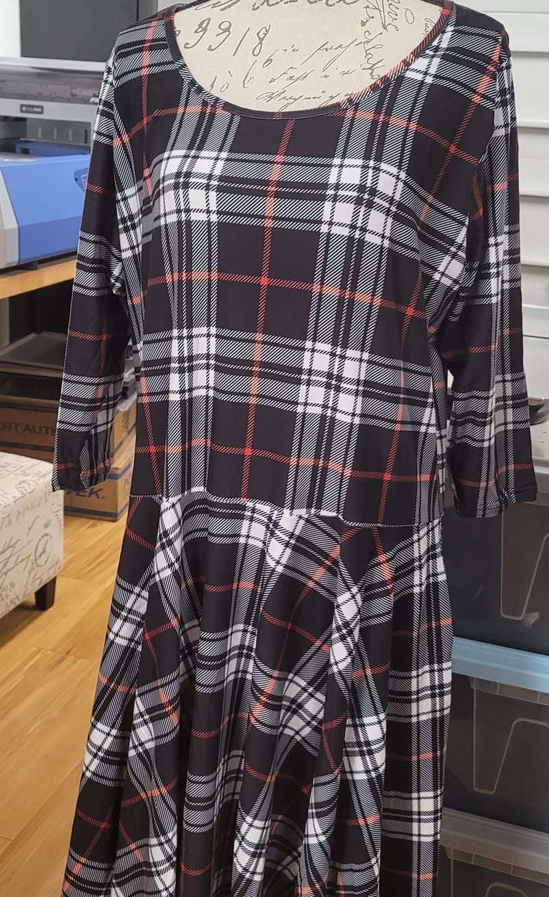 RITA SWING DRESS RUN-NAVY-Stay Foxy Boutique, Florissant, Missouri