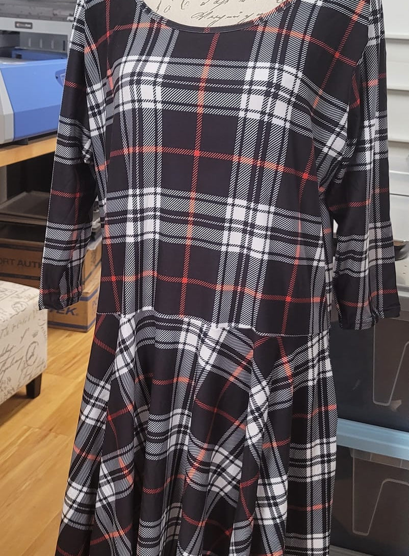 RITA SWING DRESS RUN-SOLID BLACK-Stay Foxy Boutique, Florissant, Missouri