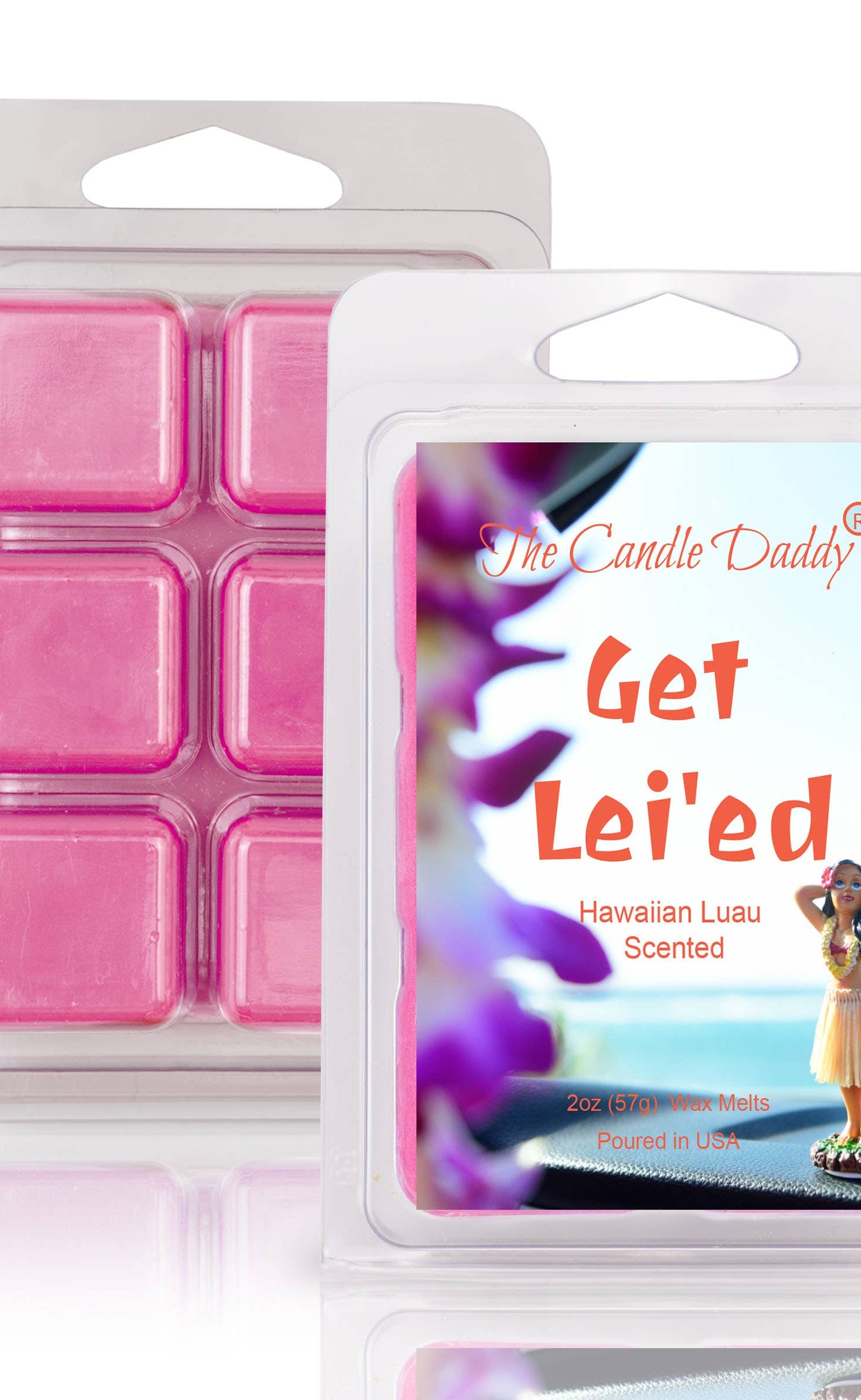 GET LEI'ED - HAWAIIAN LUAU SCENTED WAX MELT - 1 PACK - 2OZ-Stay Foxy Boutique, Florissant, Missouri