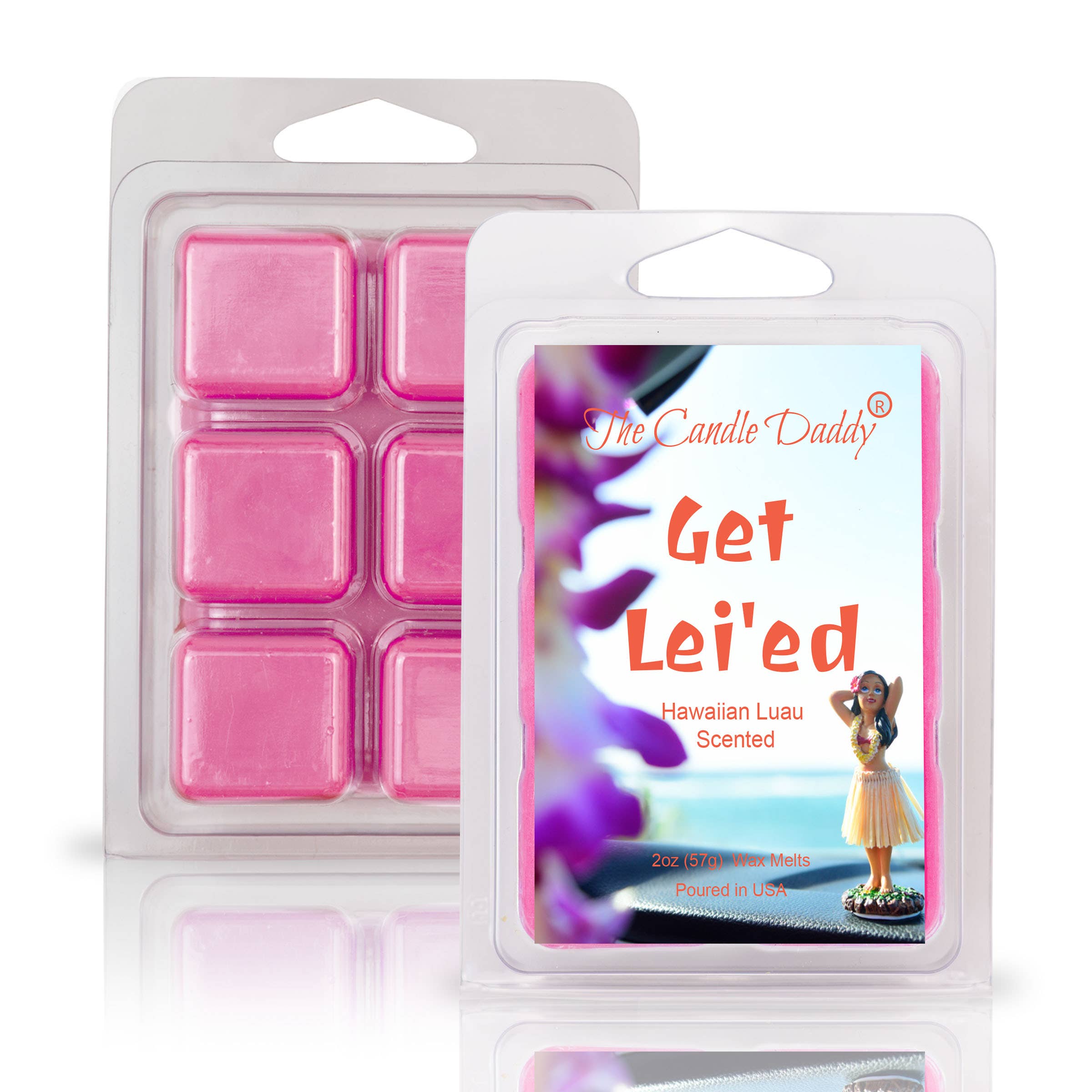 GET LEI'ED - HAWAIIAN LUAU SCENTED WAX MELT - 1 PACK - 2OZ-Stay Foxy Boutique, Florissant, Missouri