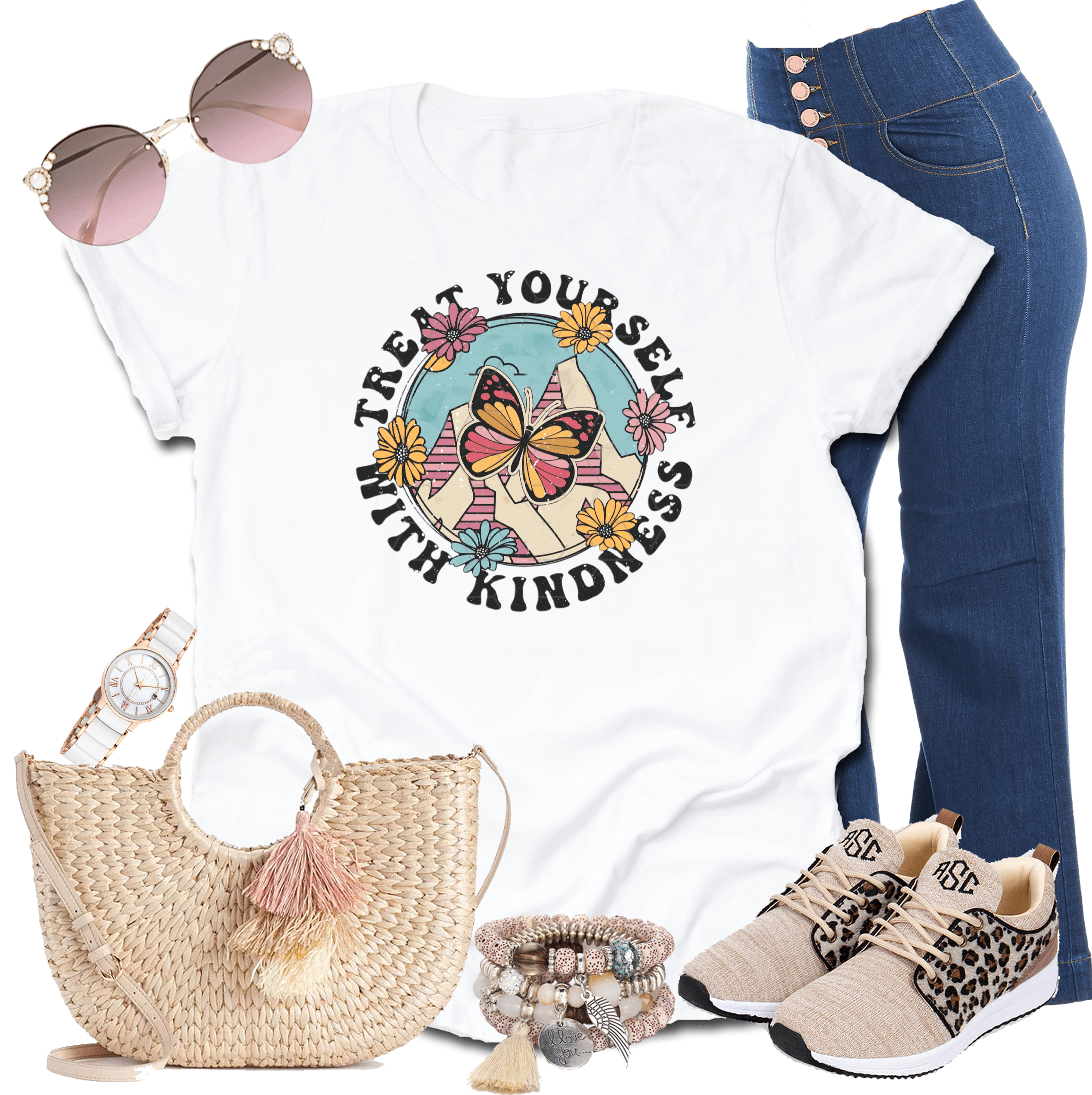 Treat Yourself Graphic T-Graphic T-Stay Foxy Boutique, Florissant, Missouri