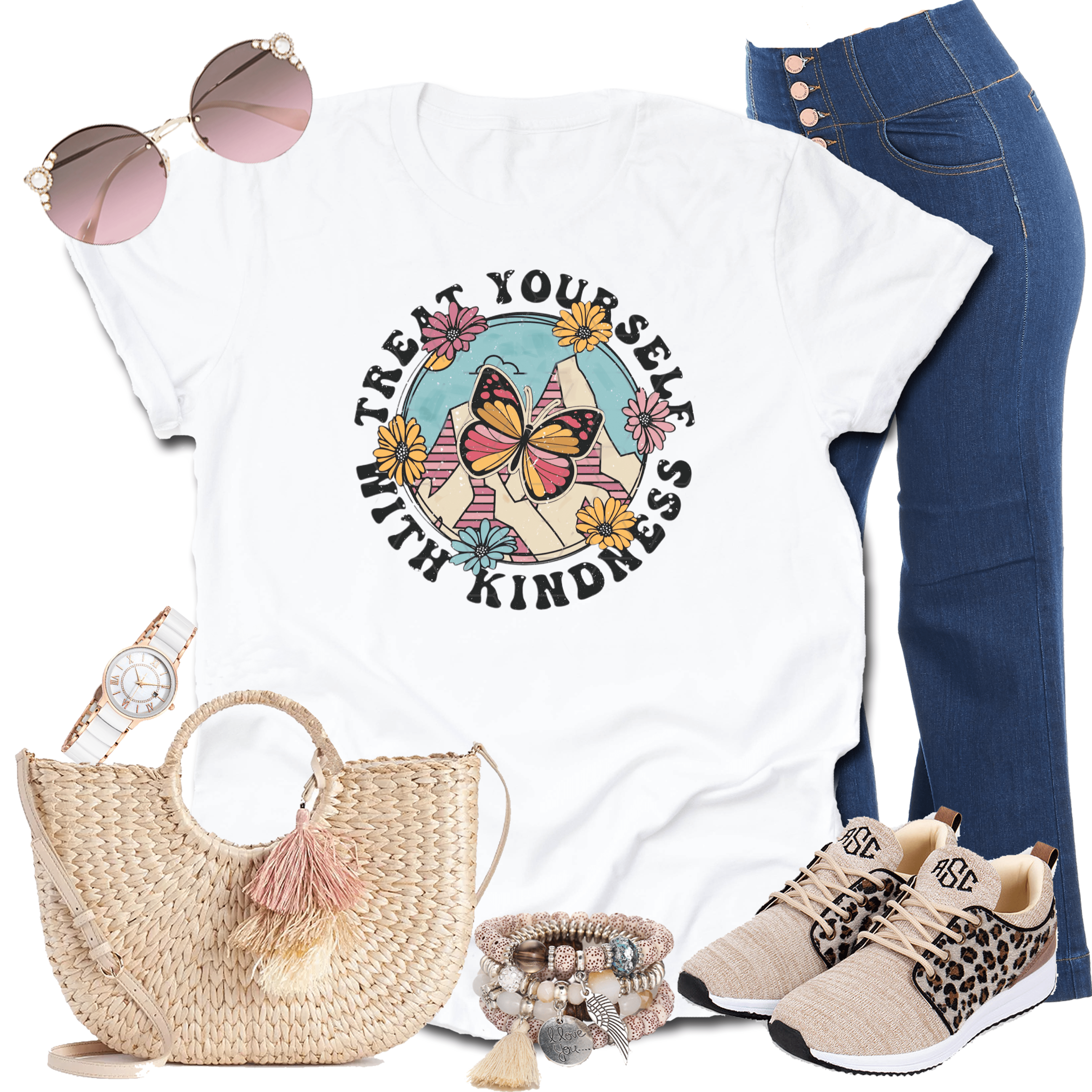 Treat Yourself Graphic T-Graphic T-Stay Foxy Boutique, Florissant, Missouri