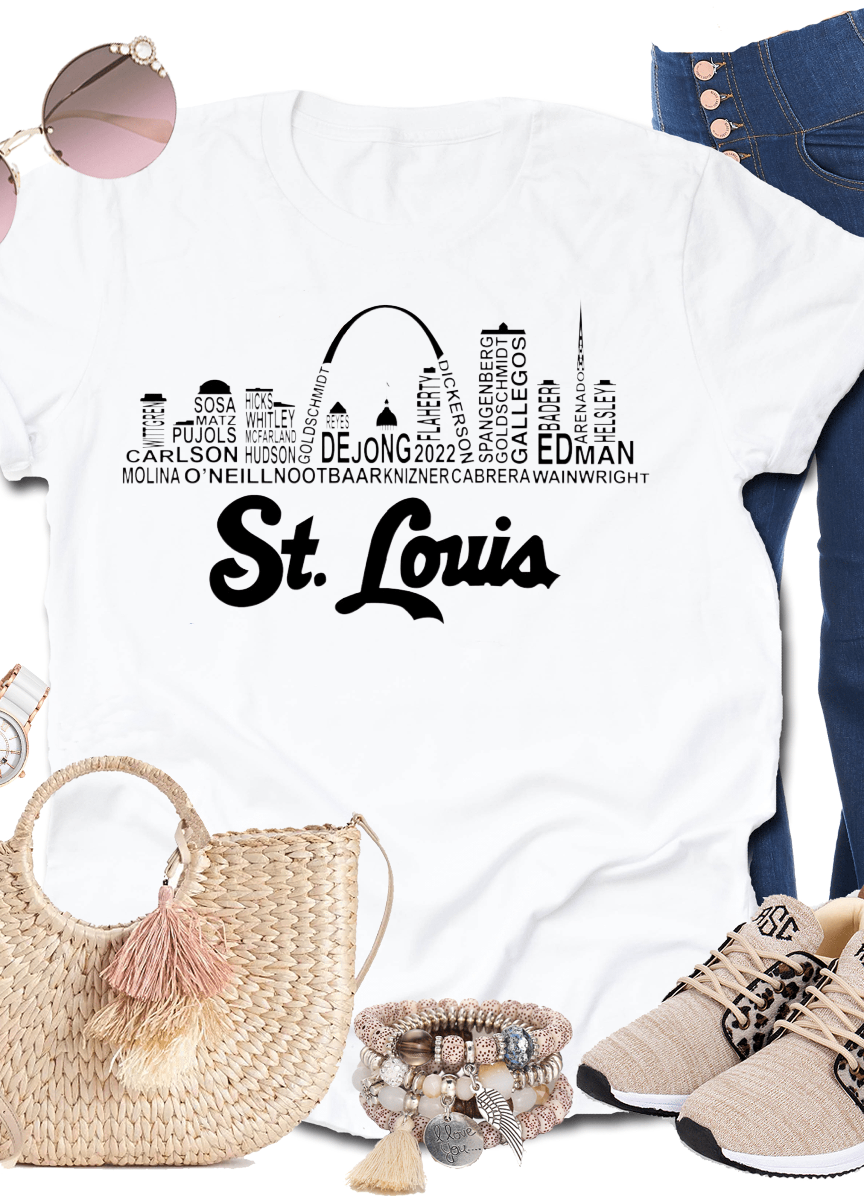 St Louis Graphic T-Graphic T-Stay Foxy Boutique, Florissant, Missouri