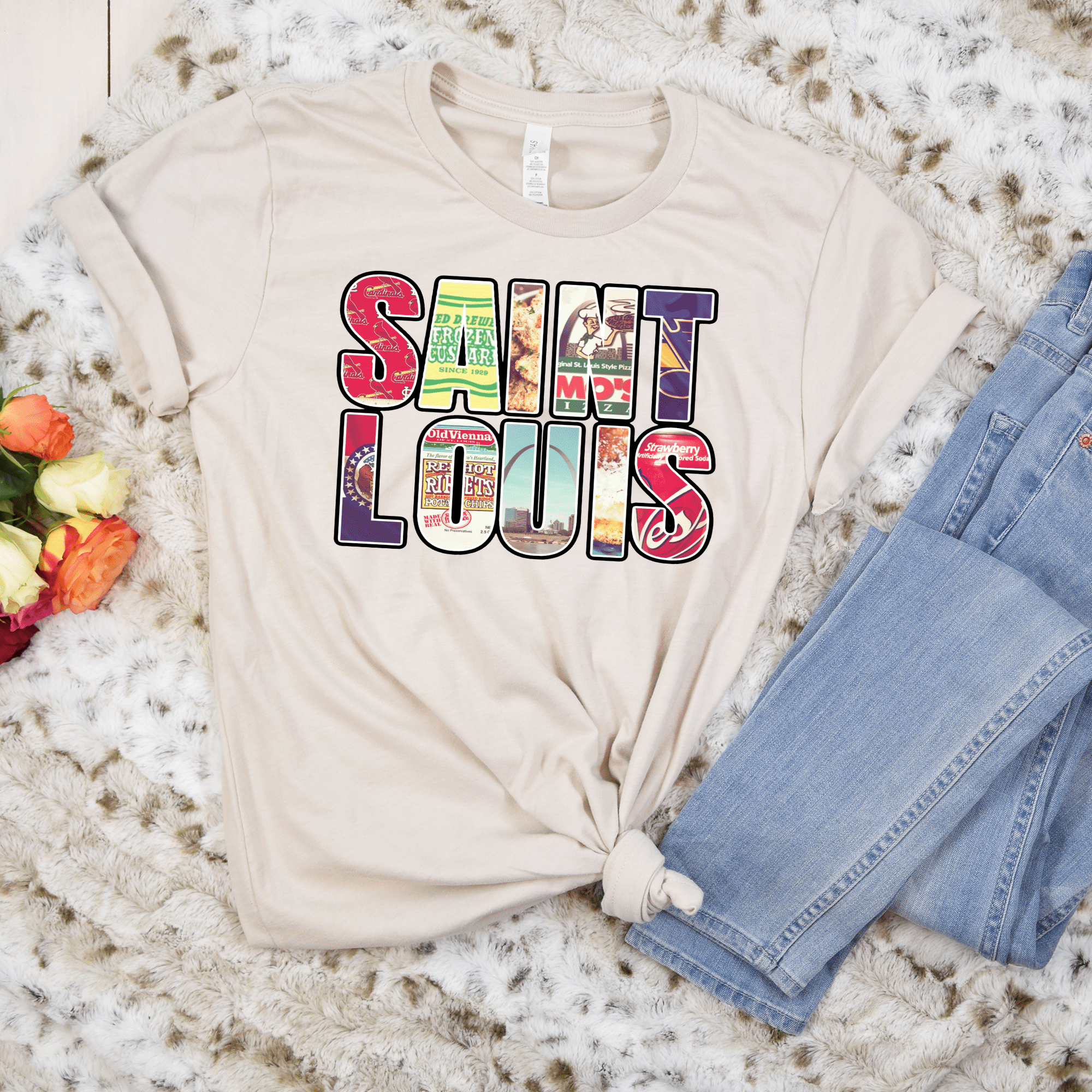 All The Favorites Graphic T-Graphic T-Stay Foxy Boutique, Florissant, Missouri